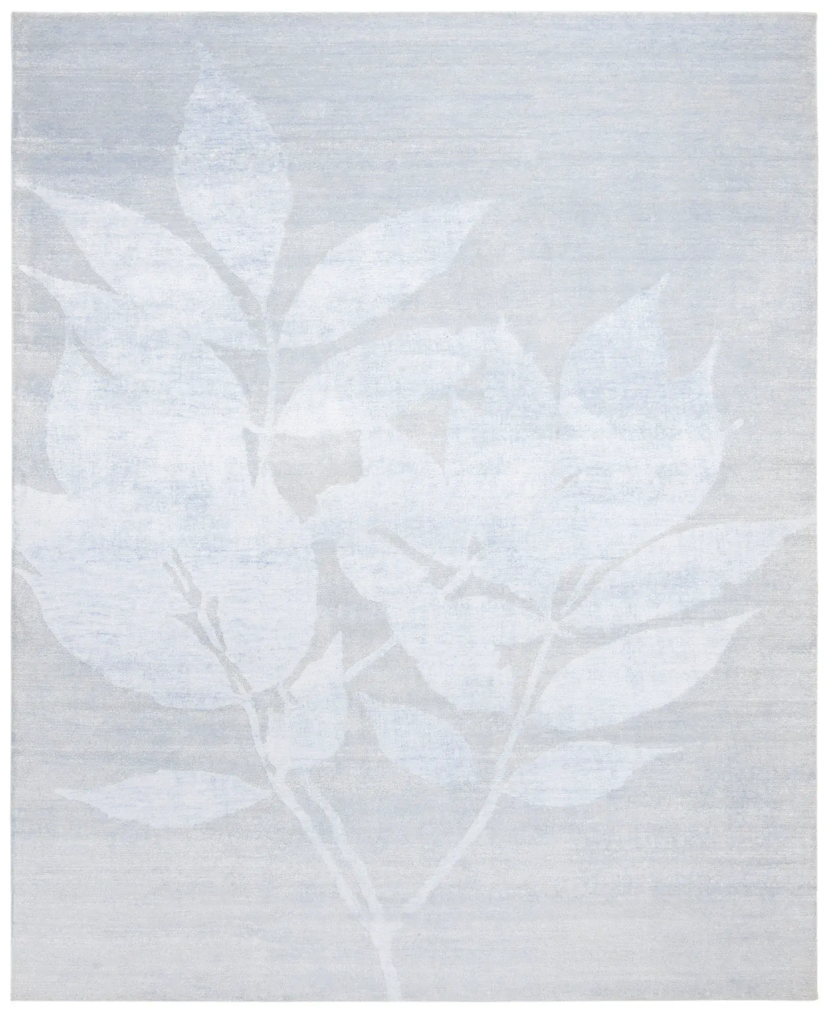 Tibetan Shadow Leaf Hand-Knotted Rug