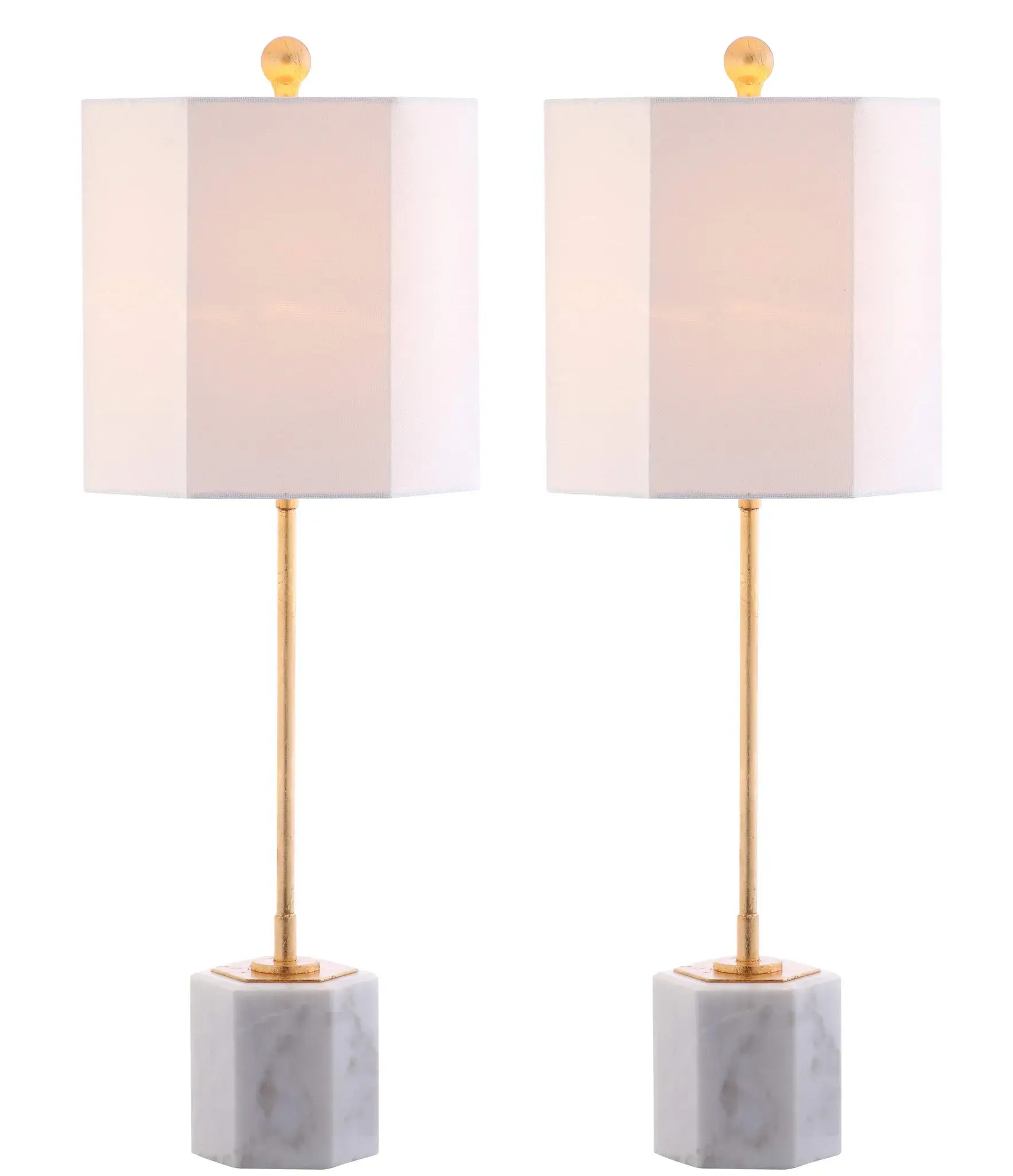 Magdalene Marble Table Lamp (Set Of 2)
