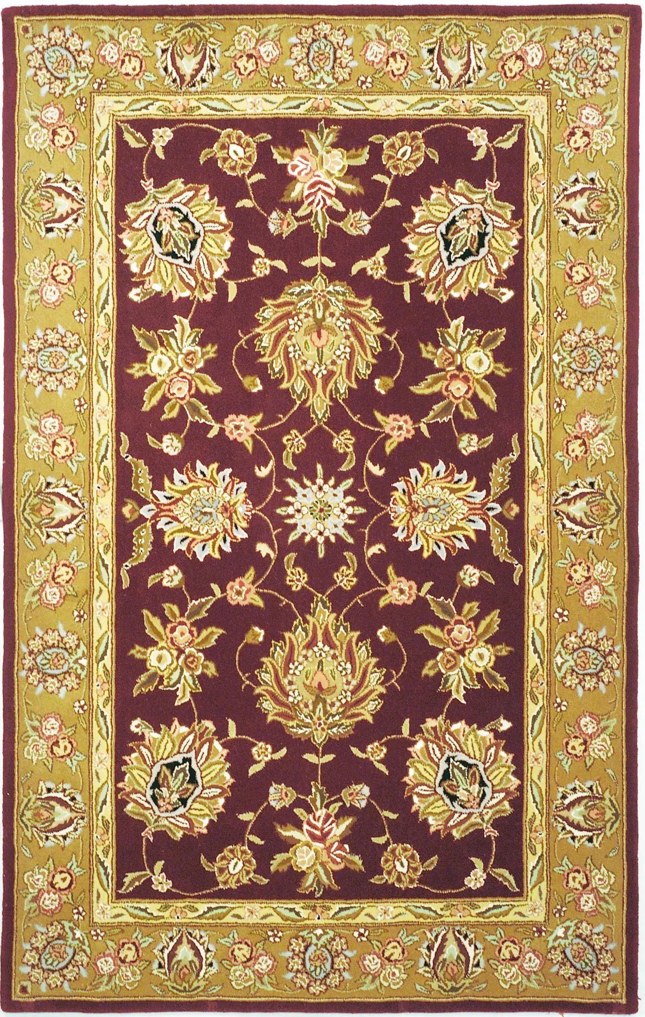 Traditions Floral Medallion Wool Rug