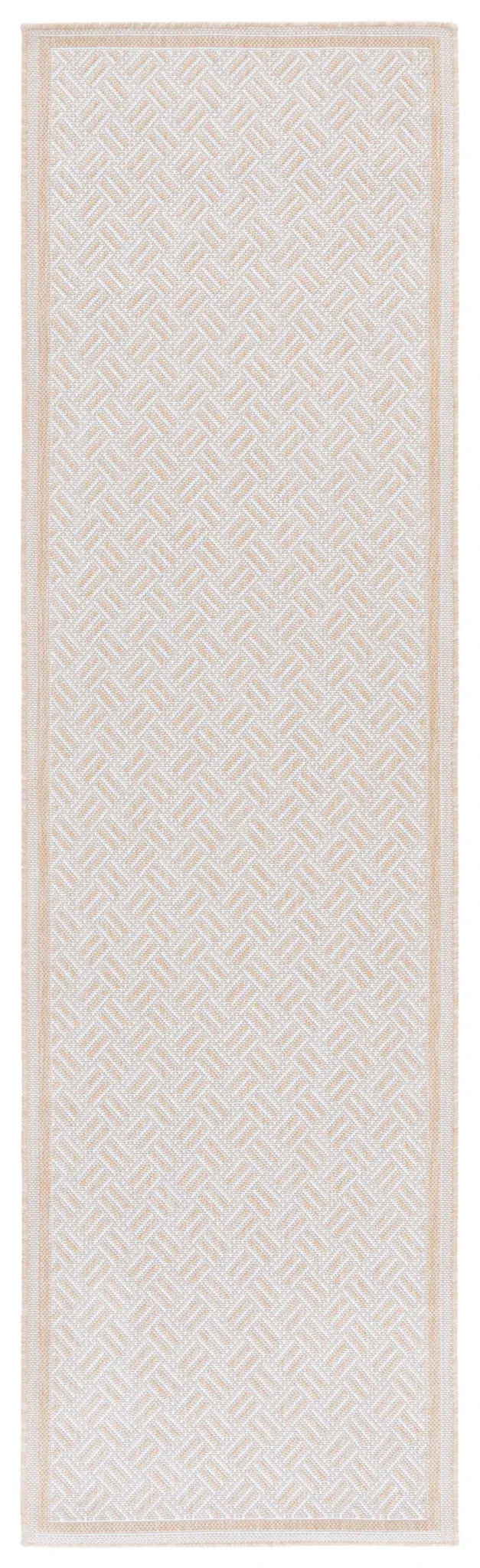 Terrace Basketweave Border Outdoor Rug