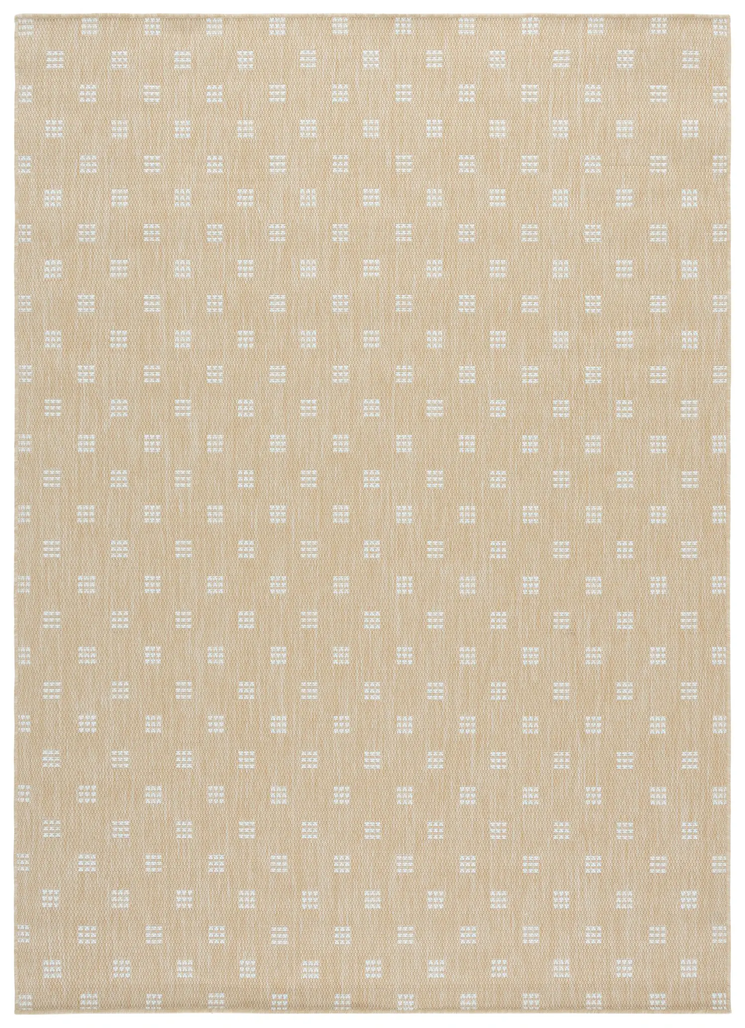 Terrace Geometric Grid Outdoor Rug