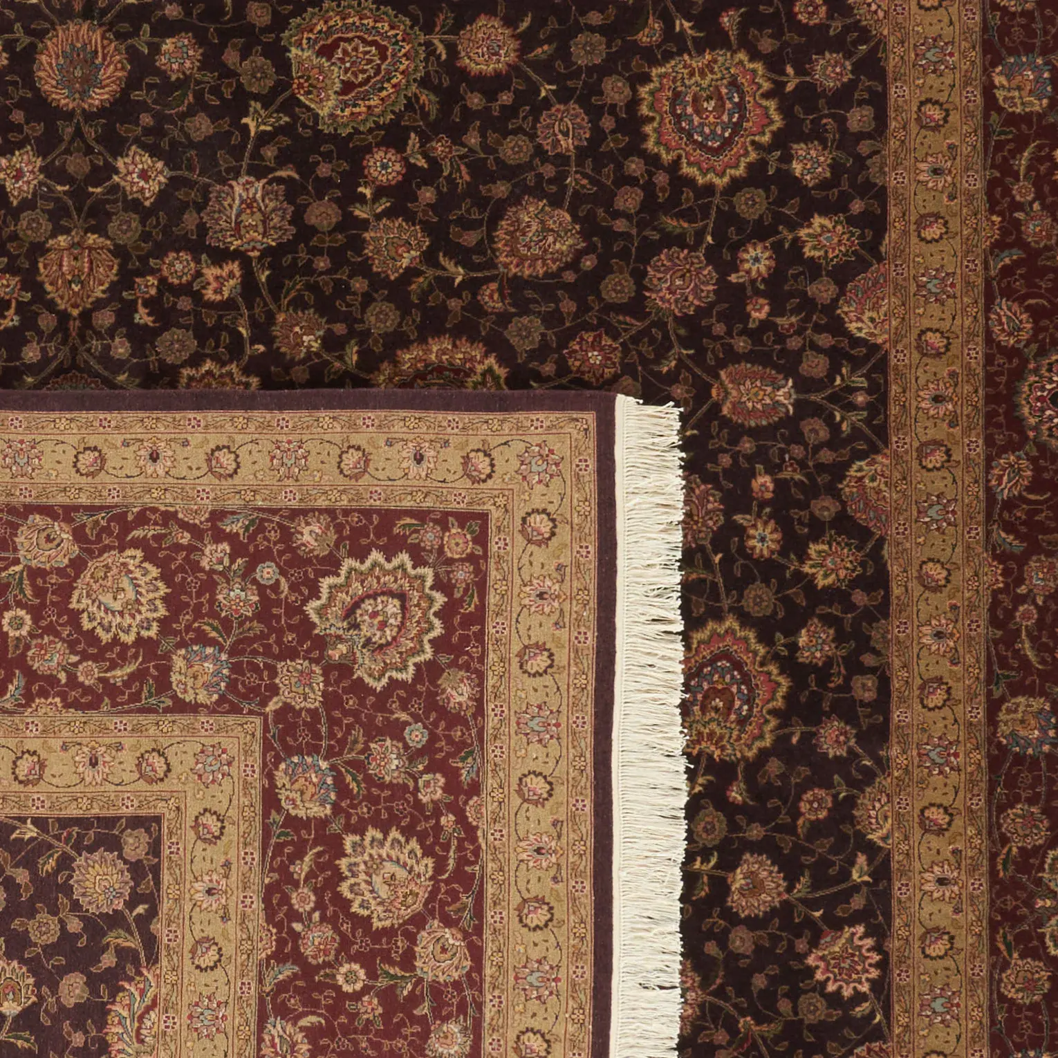 Tabriz Floral Bordered Rug