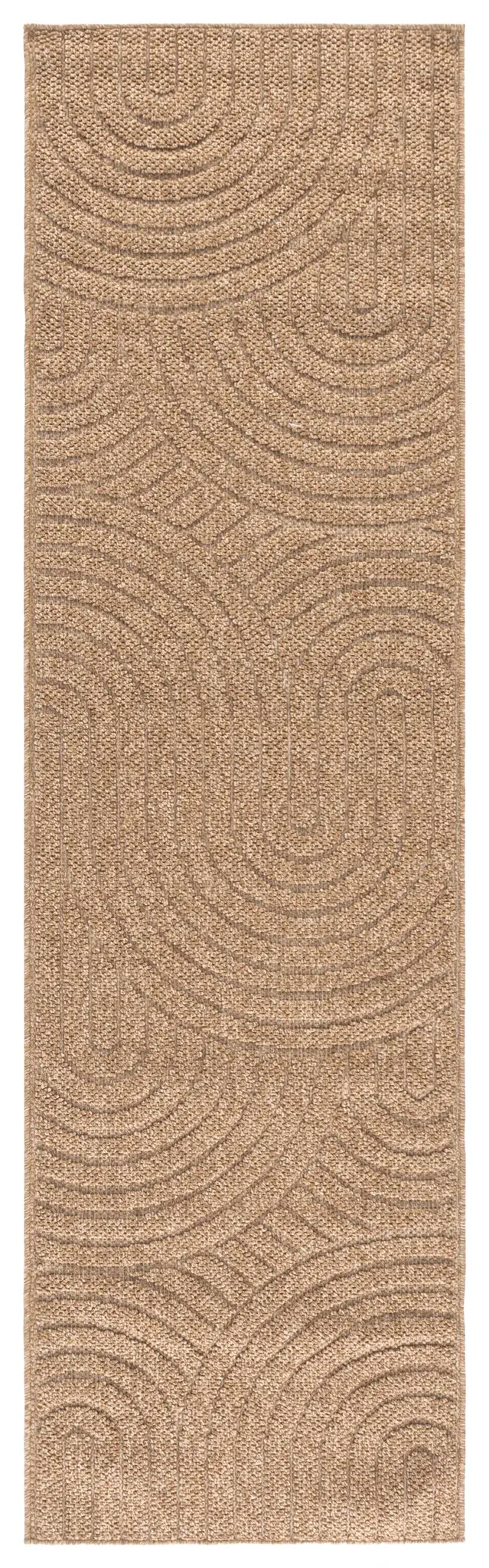 Texture Faux Sisal Modern Arch Rug