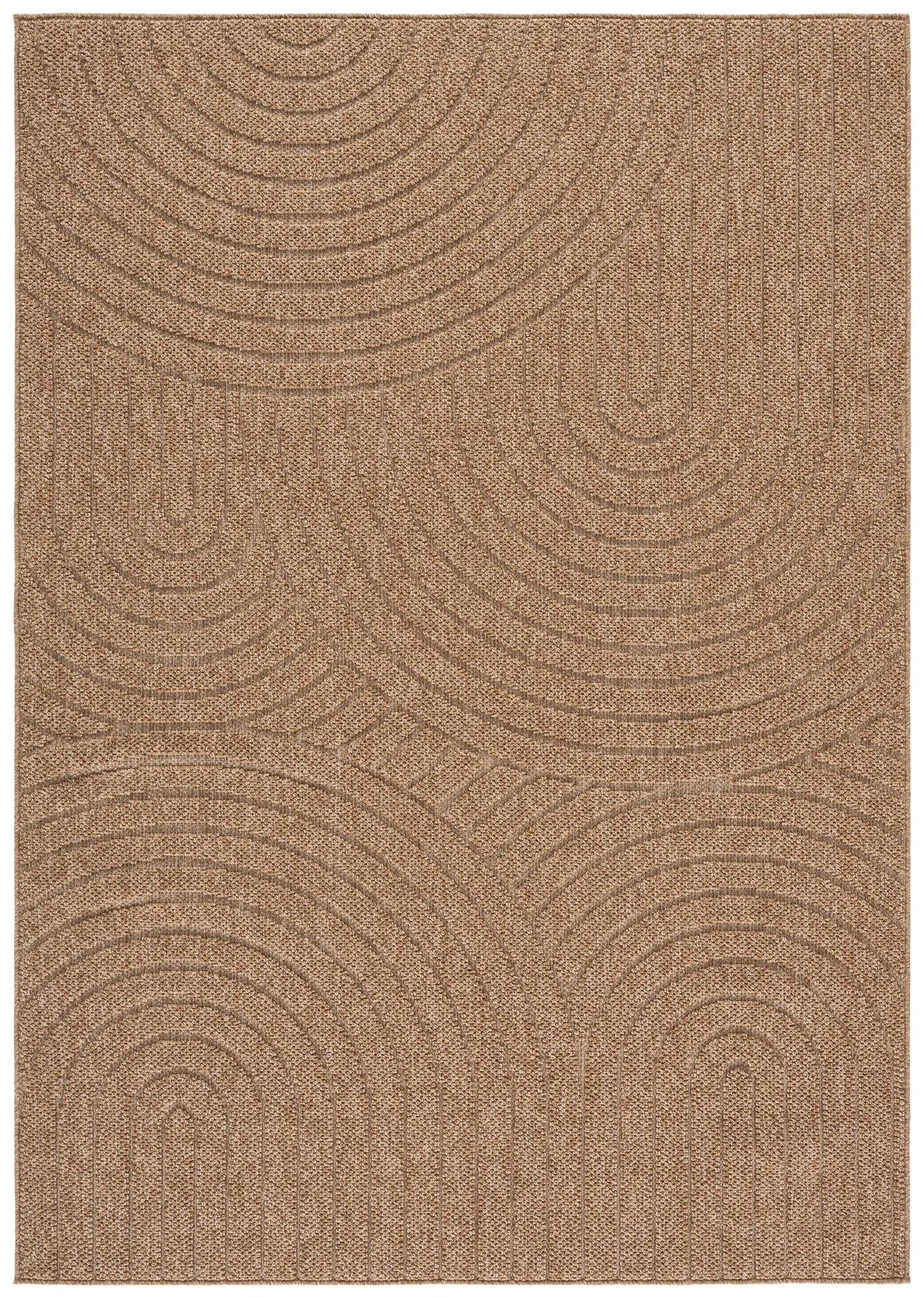 Texture Faux Sisal Modern Arch Rug