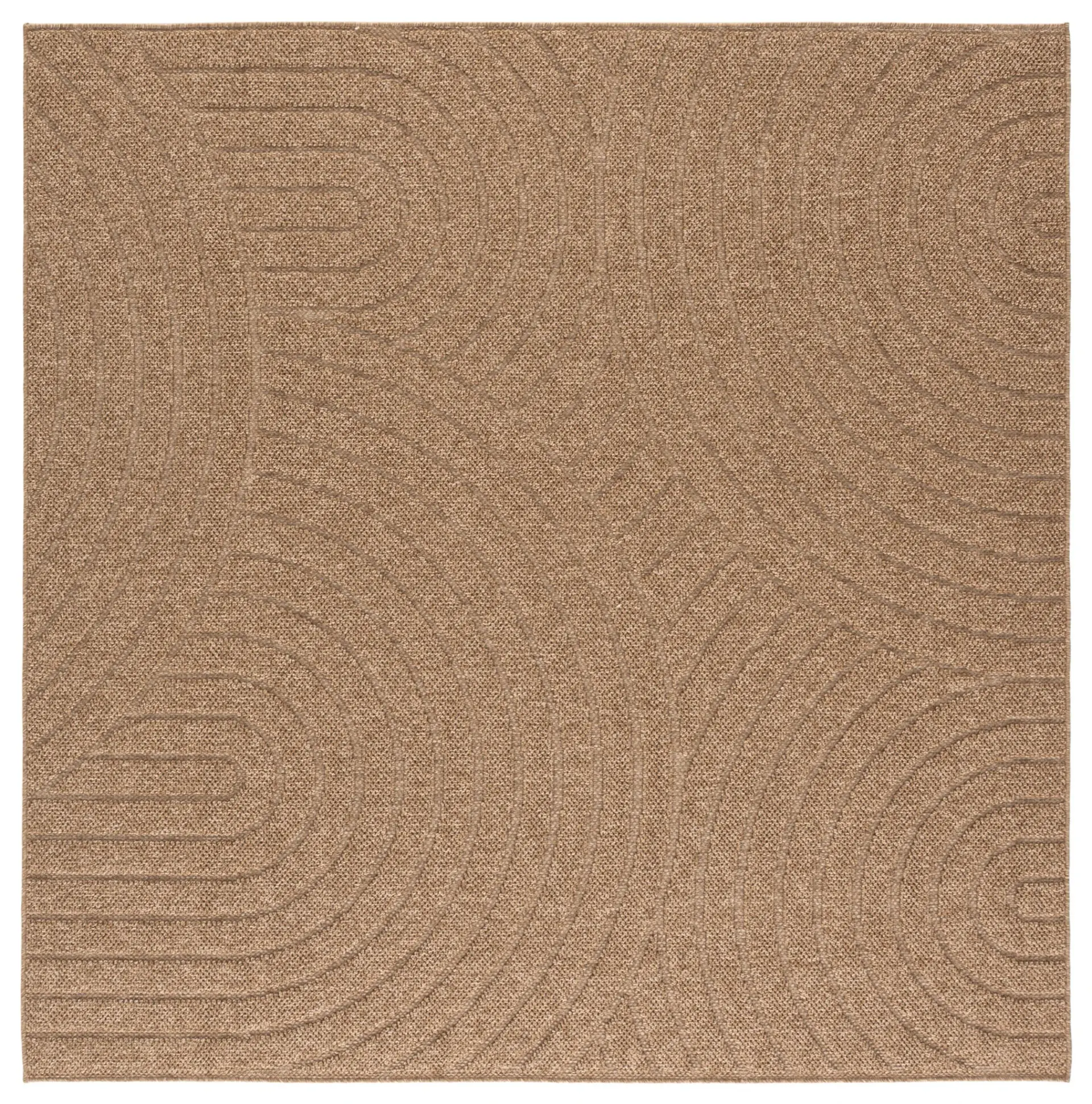 Texture Faux Sisal Modern Arch Rug