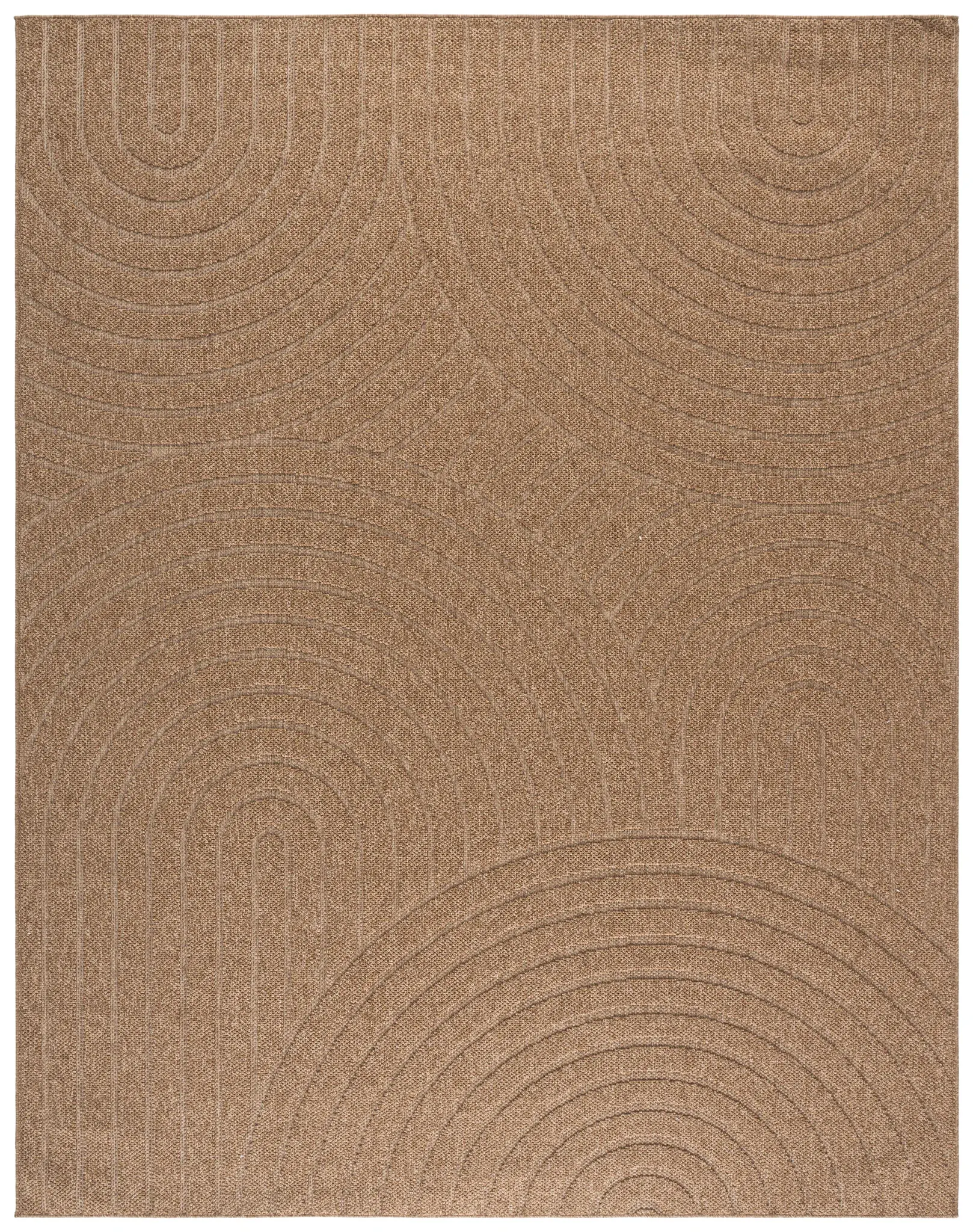 Texture Faux Sisal Modern Arch Rug