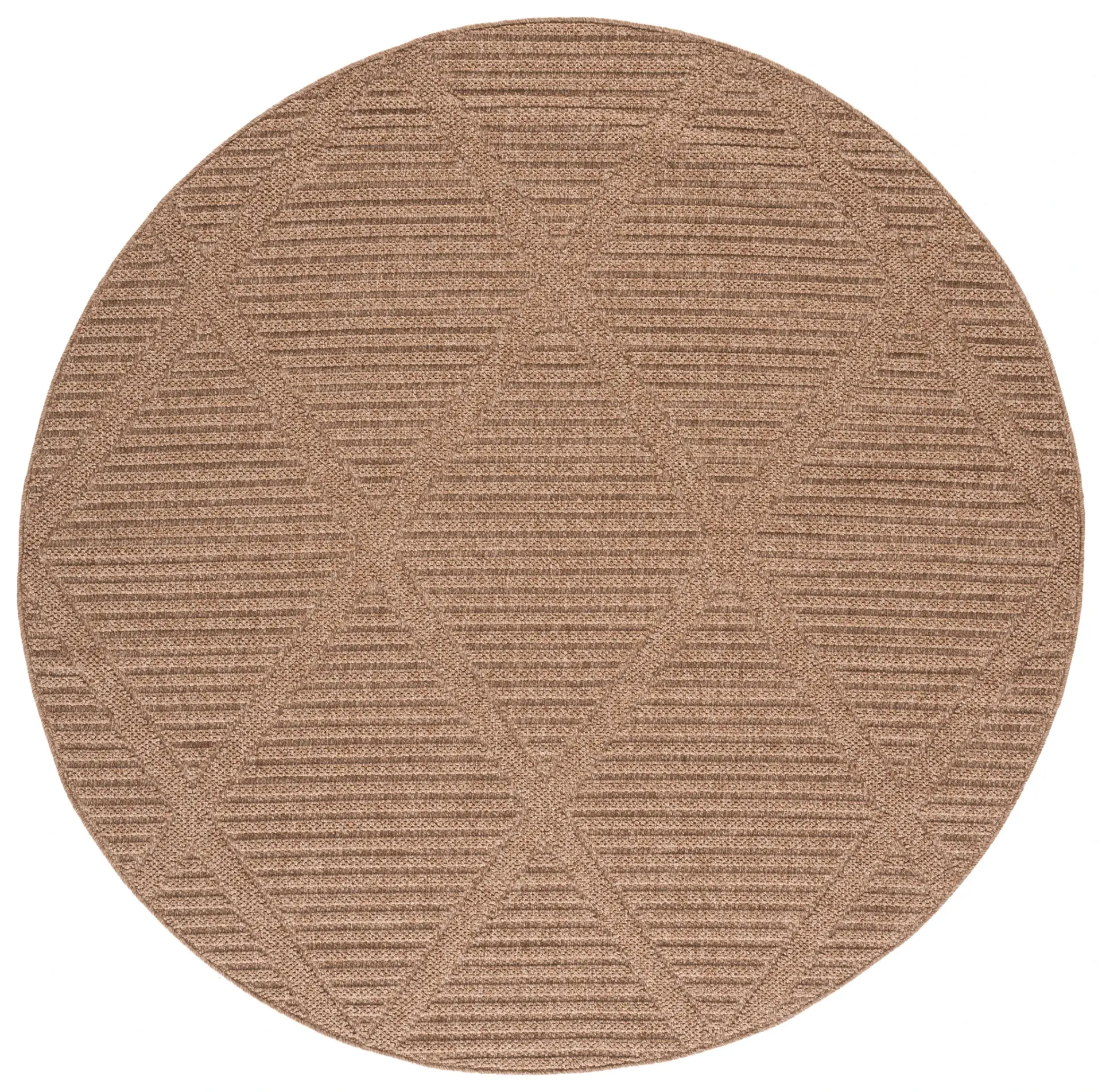 Texture Faux Sisal Modern Diamond Trellis Rug