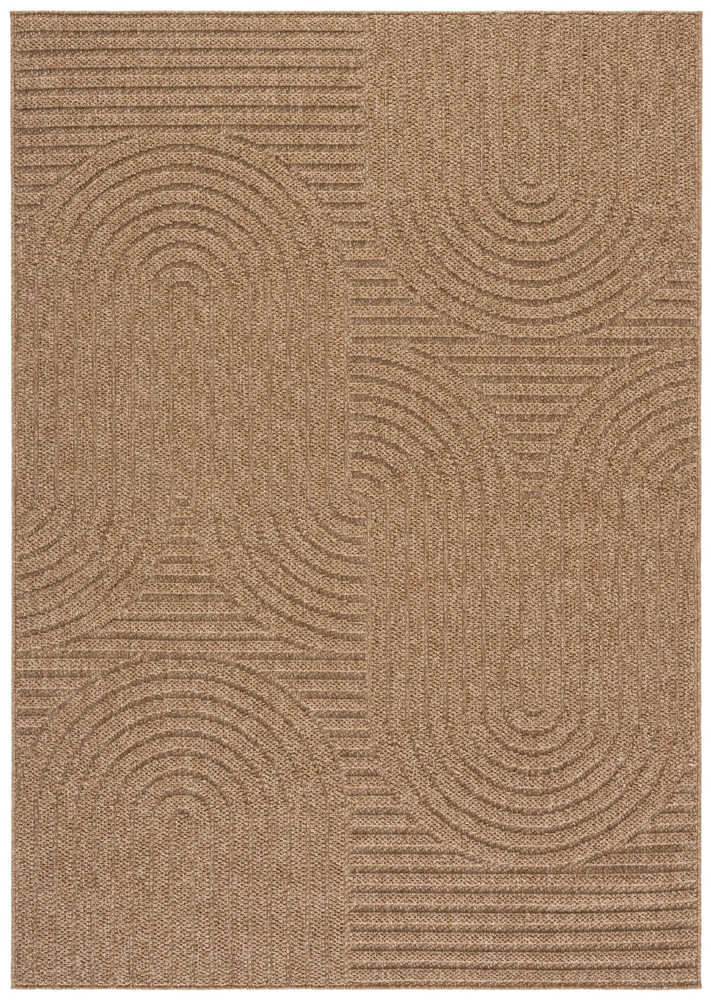 Texture Faux Sisal Arch Ribbed Rug