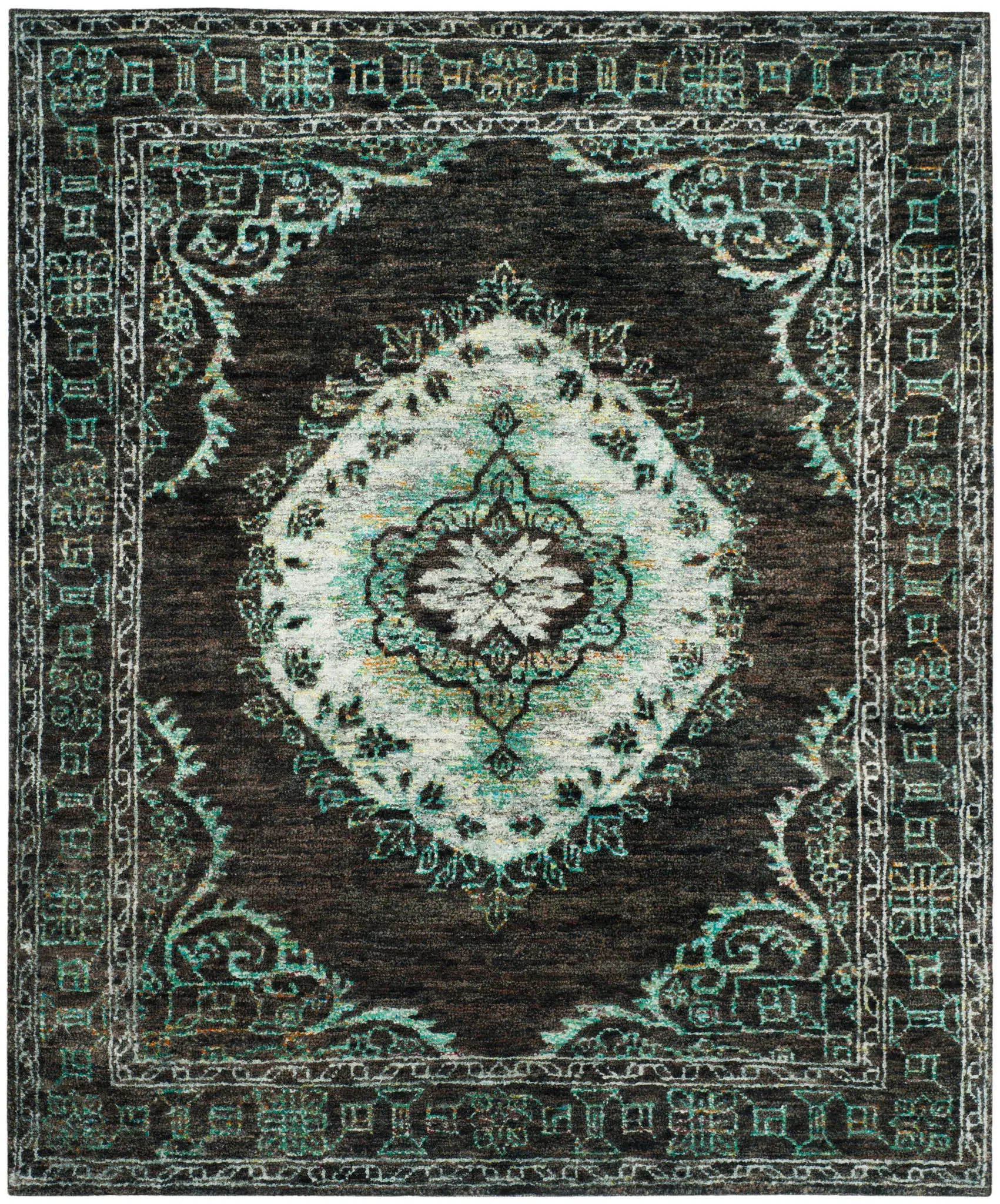 Tangier Center Medallion Hand-Knotted Rug