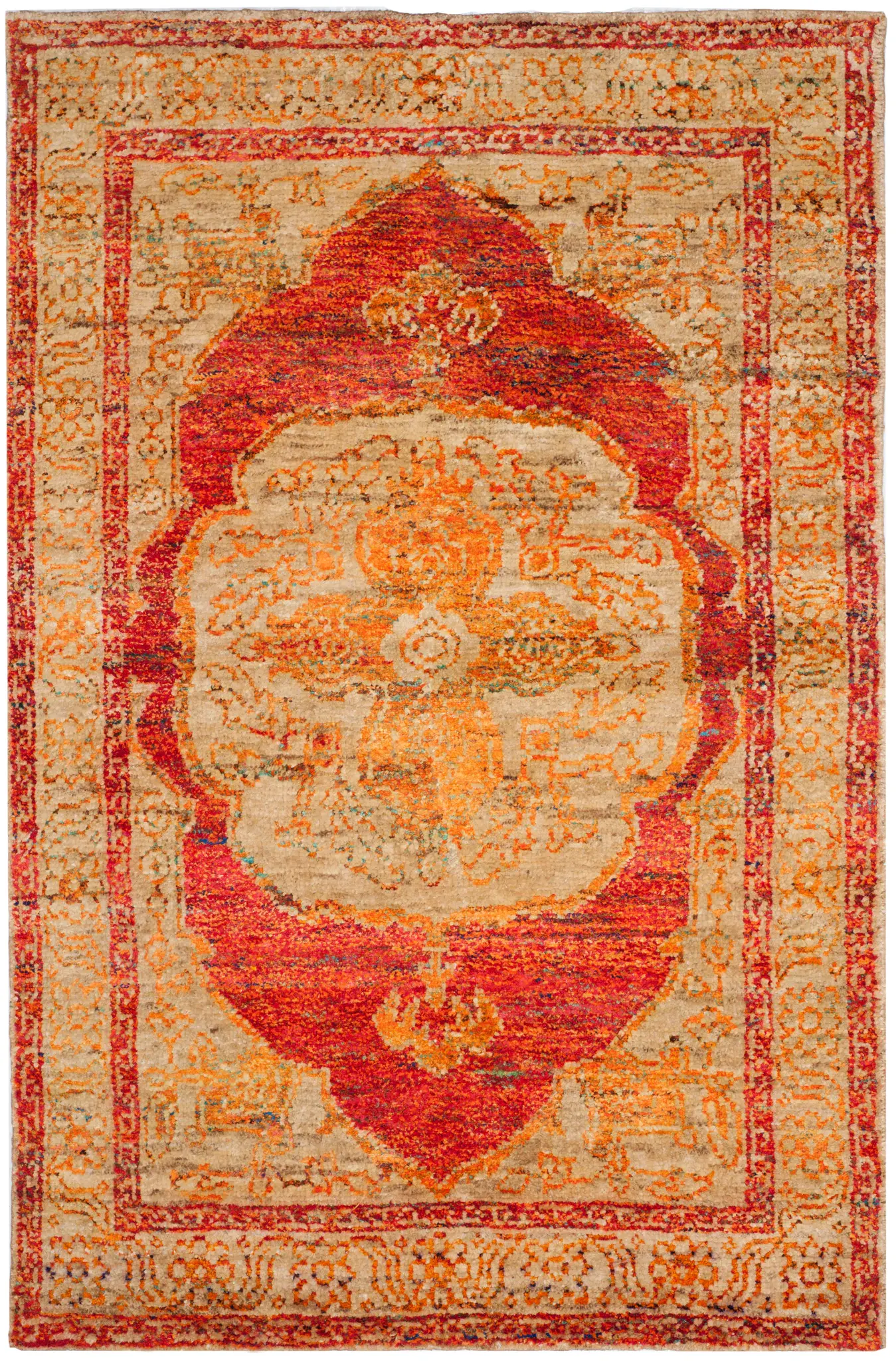 Tangier Medallion Hand-Knotted Rug