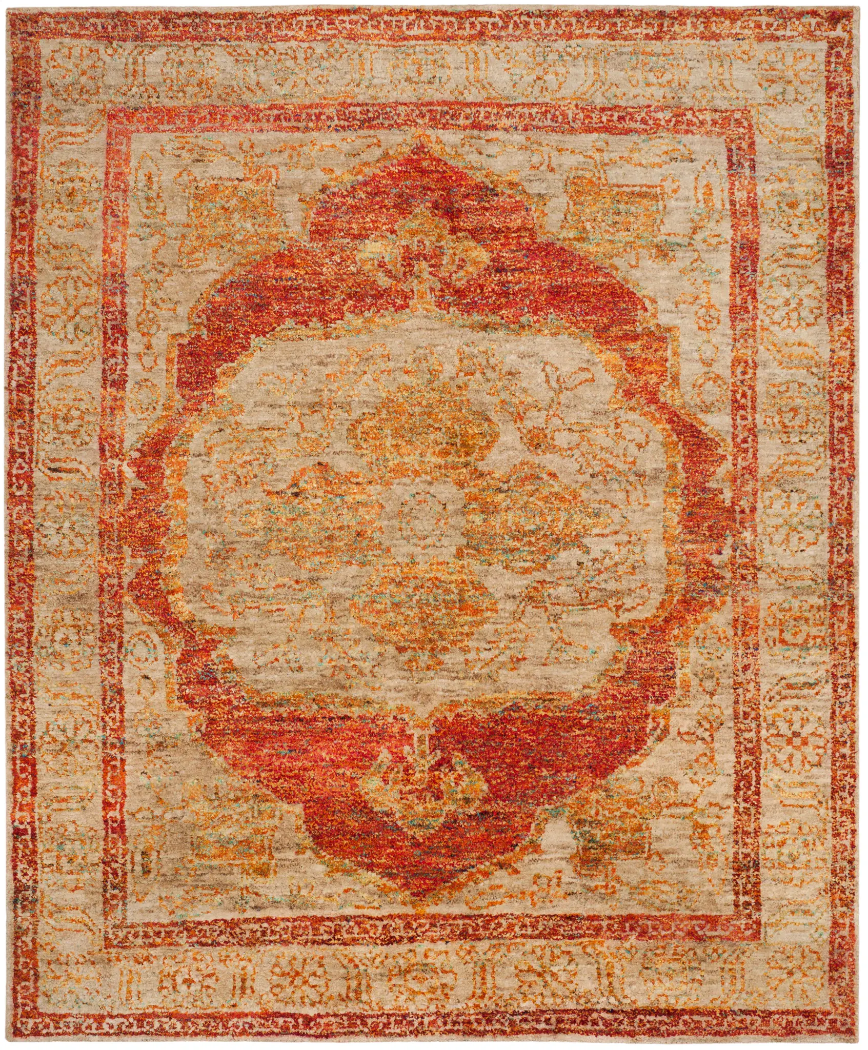 Tangier Medallion Hand-Knotted Rug