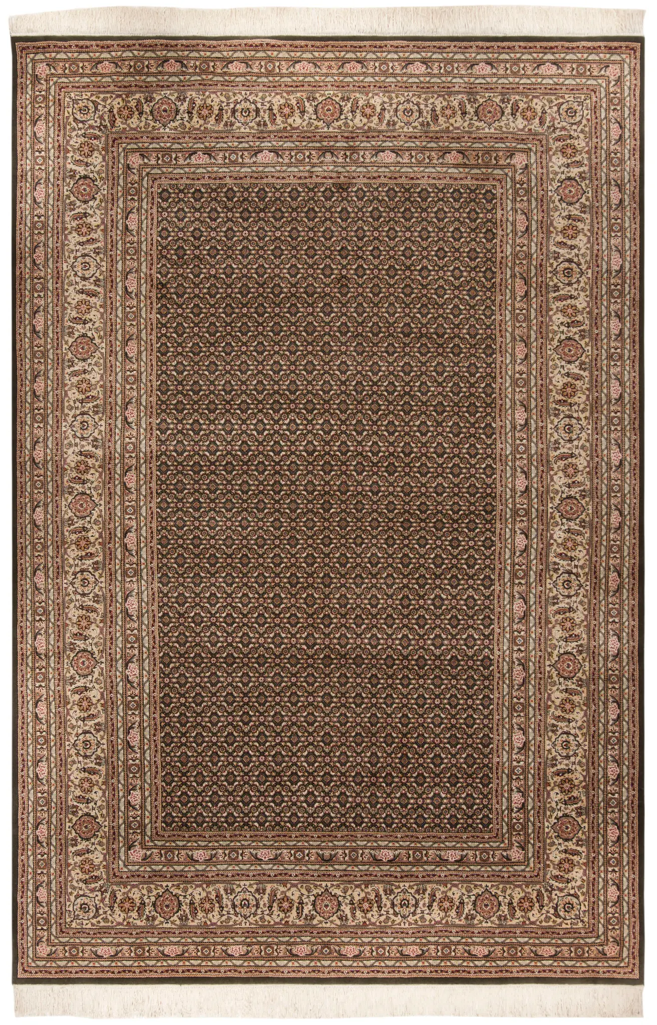 Tabriz Herati Tabriz Allover Floral Rug