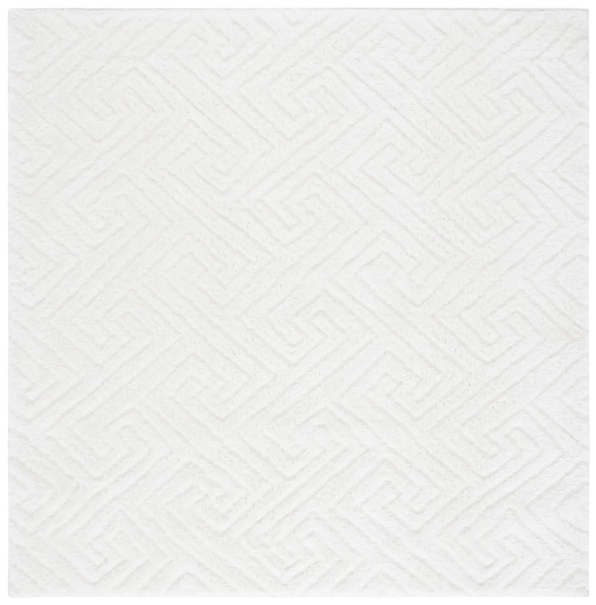 Tahoe Geometric Maze Shag Rug