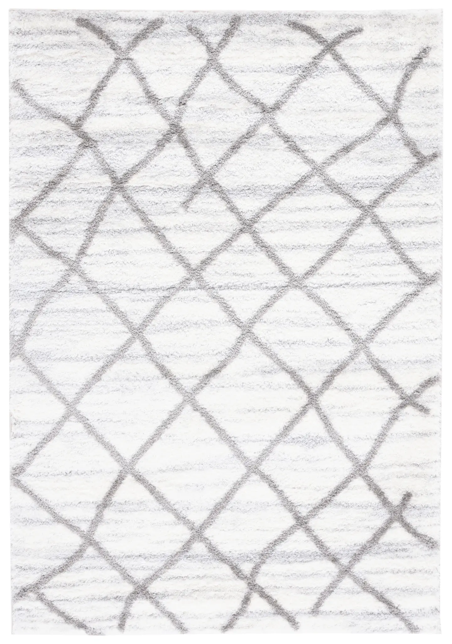Tahoe Diamond Lattice Shag Rug