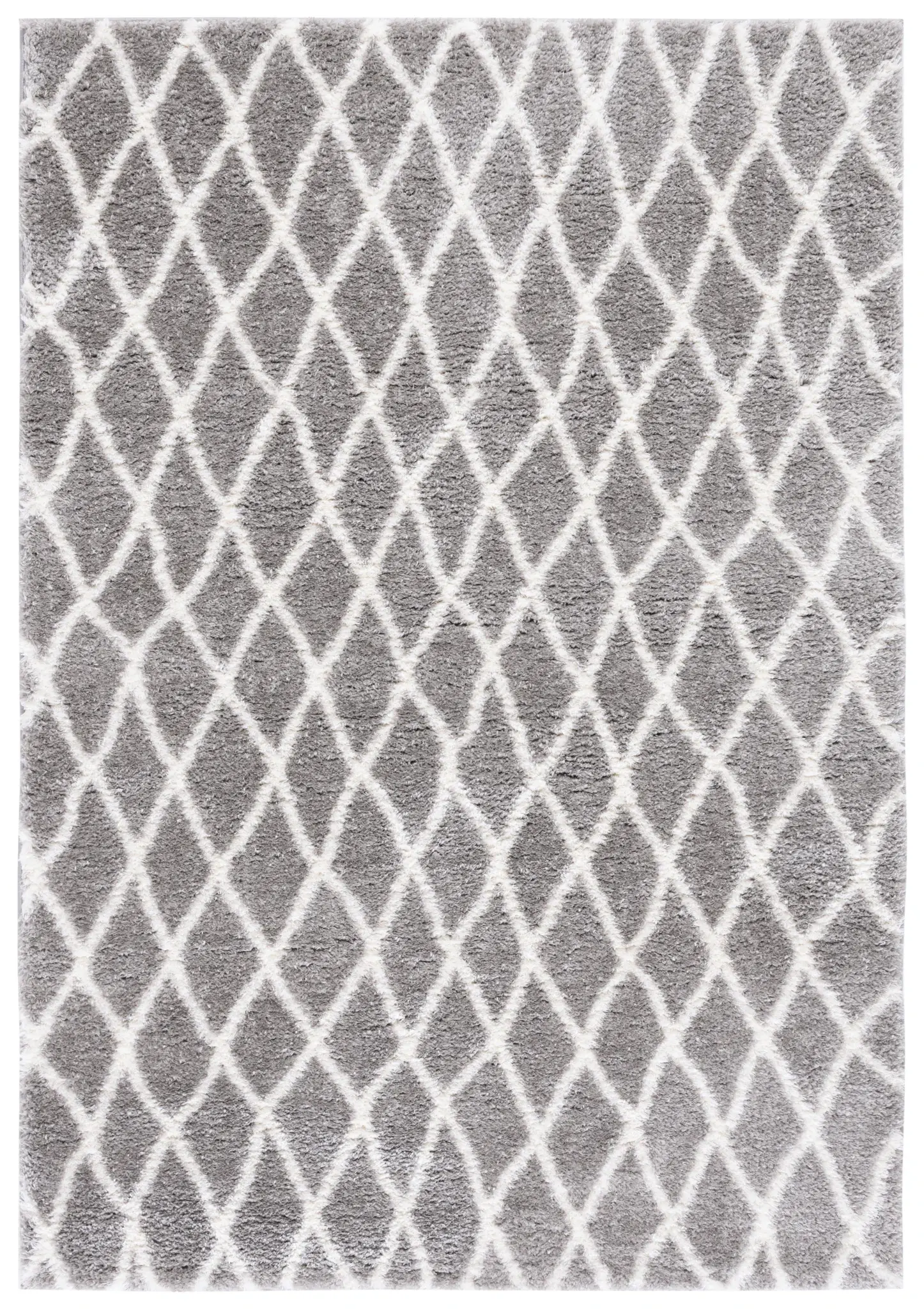 Tahoe Elongated Diamond Shag Rug