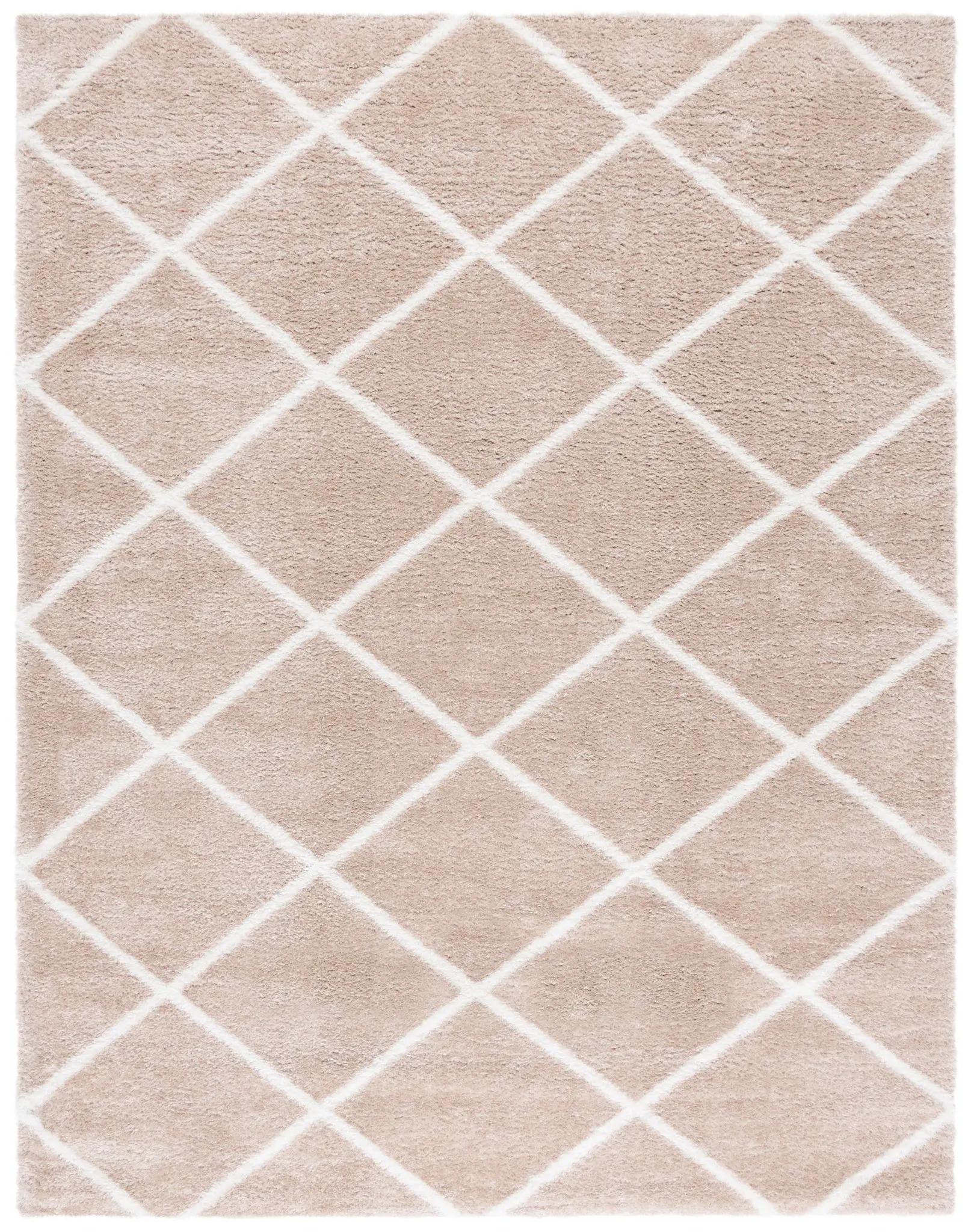 Tahoe Diamond Trellis Shag Rug