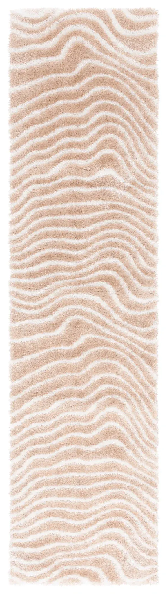 Tahoe Wavy Stripe Shag Rug