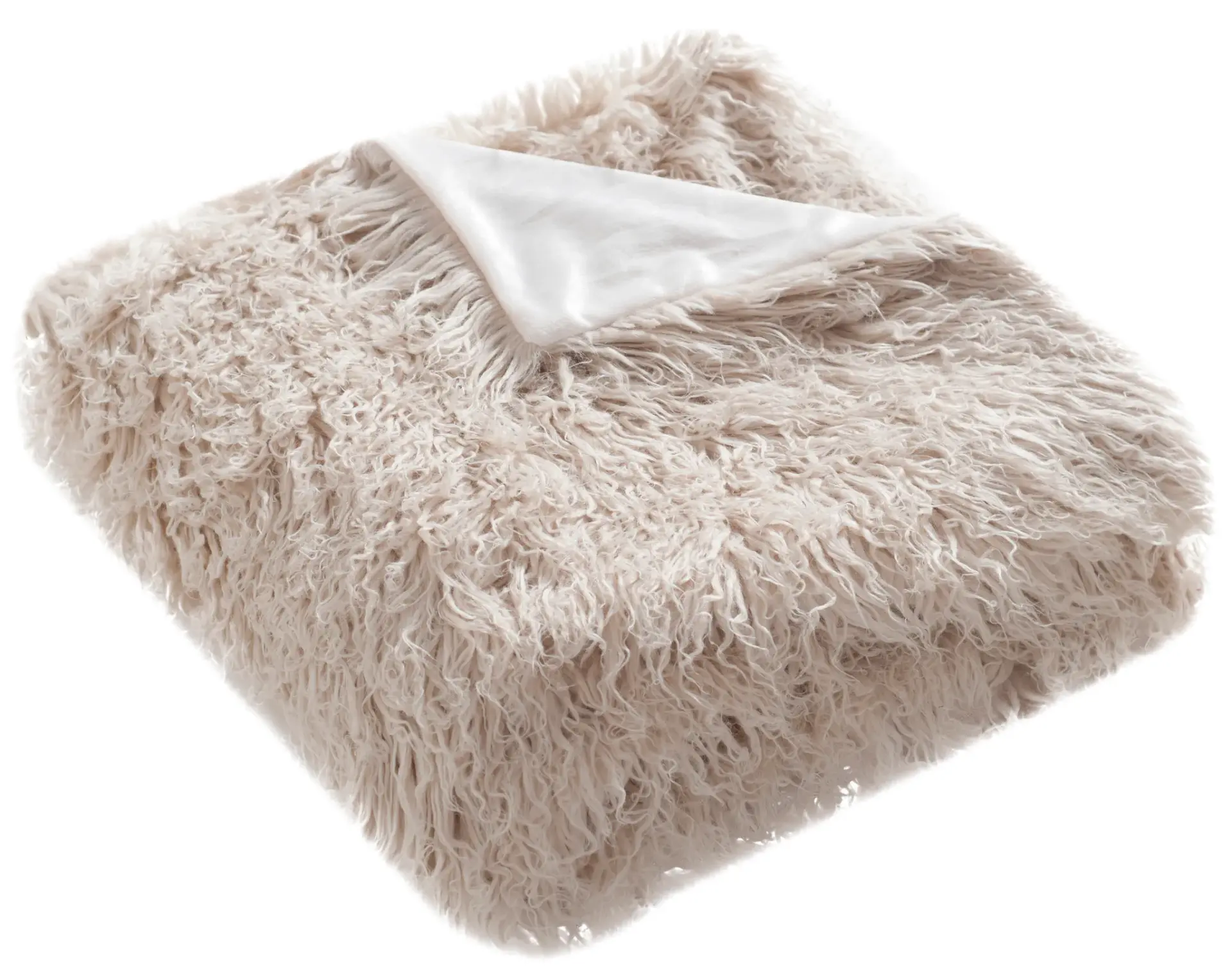 Faux Sheepskin Throw