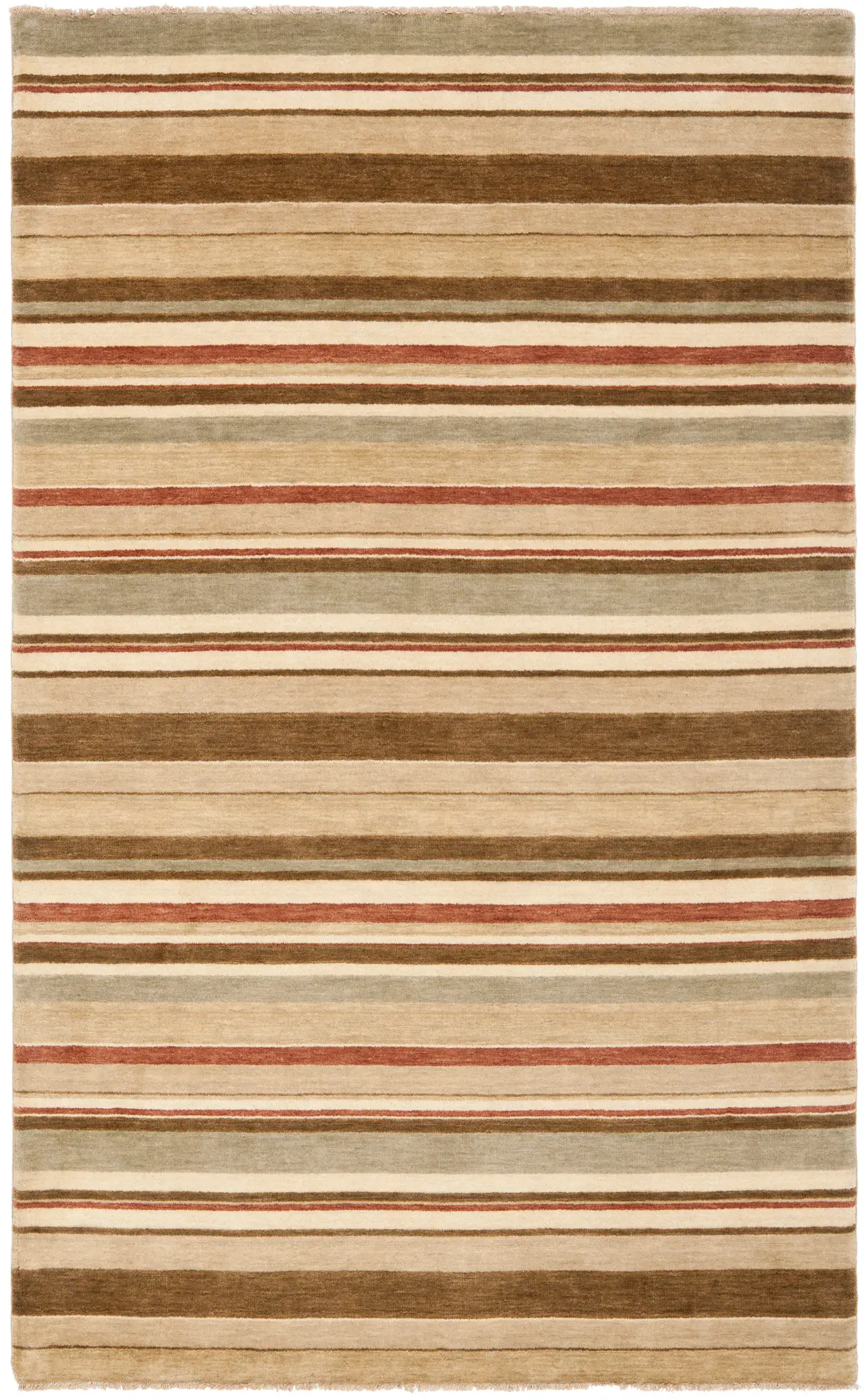 Tibetan Tibatan Hand-Loomed Wool Rug