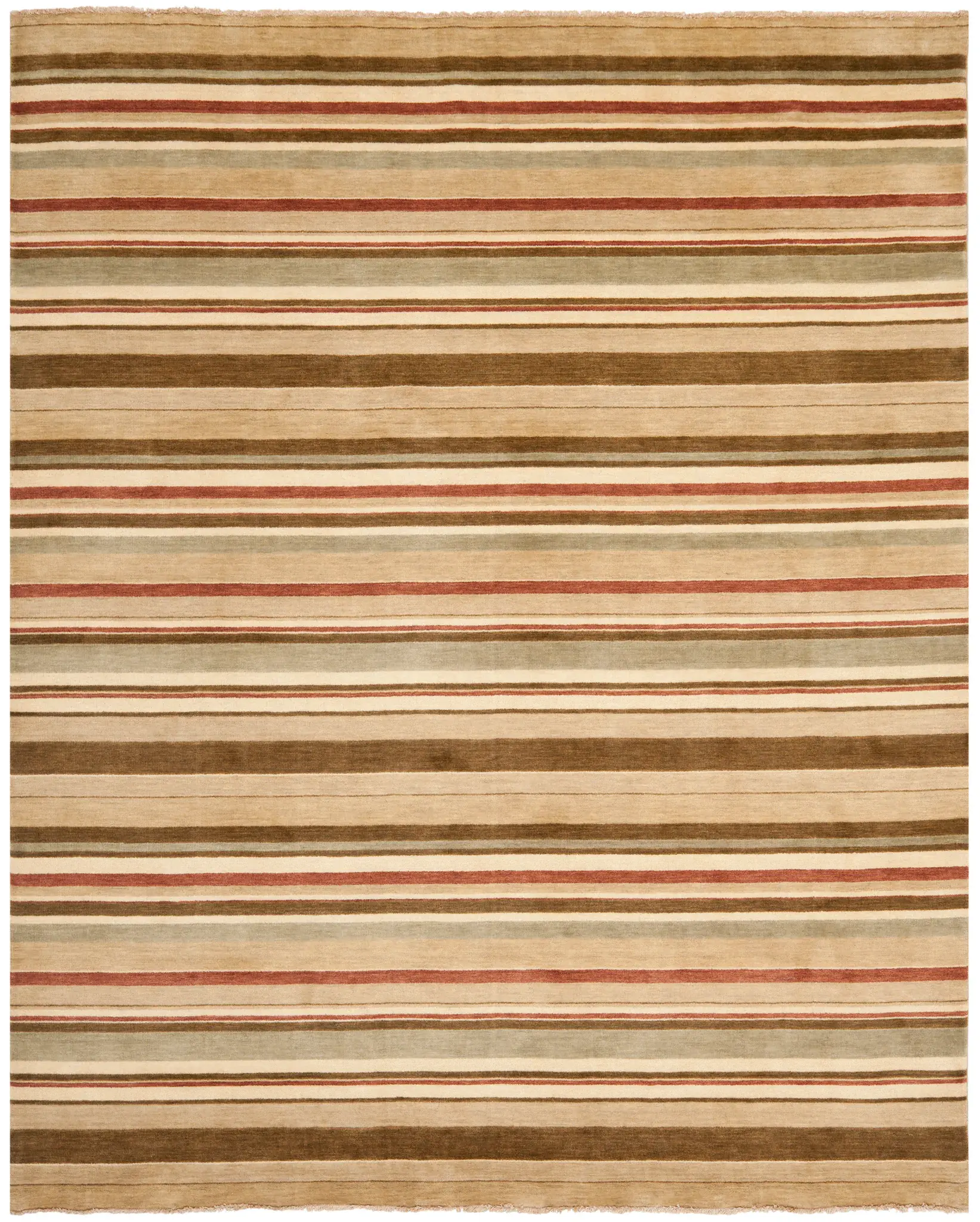 Tibetan Tibatan Hand-Loomed Wool Rug