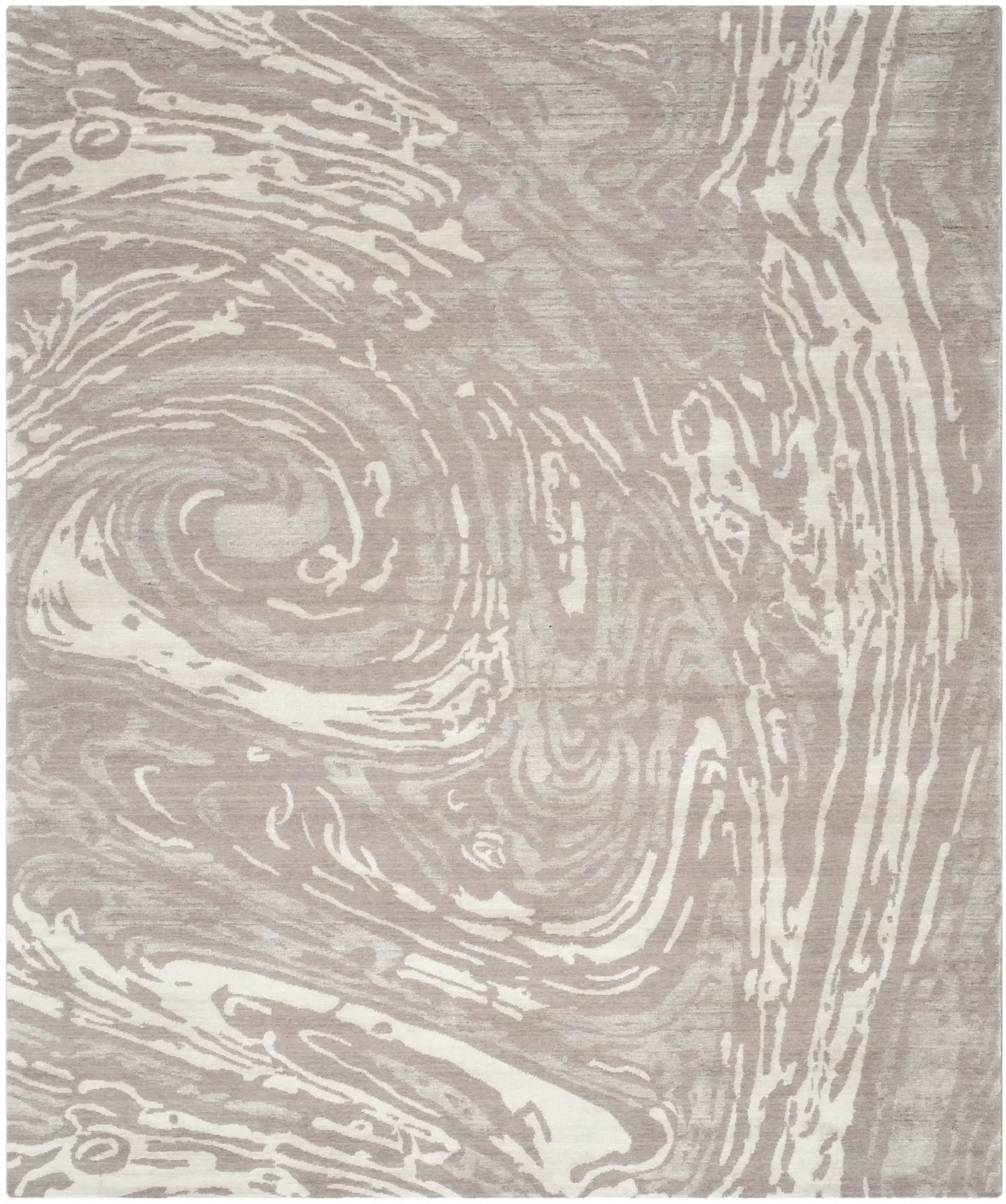 Tibetan Vanguard Marble Swirl Hand-Loomed Viscose Rug