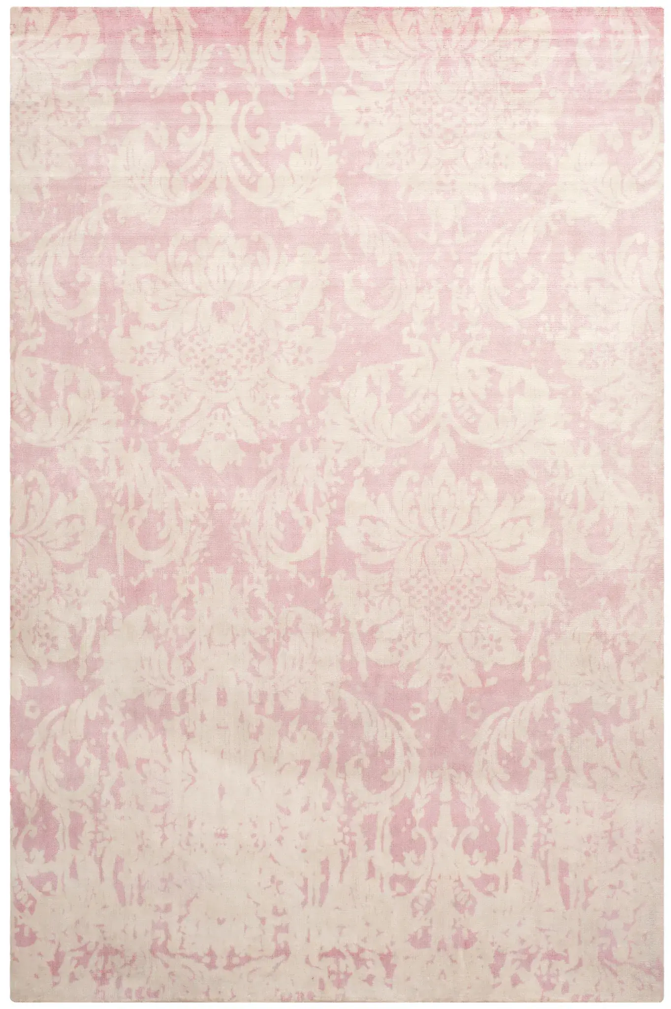 Tibetan Damask Hand-Loomed Viscose Rug