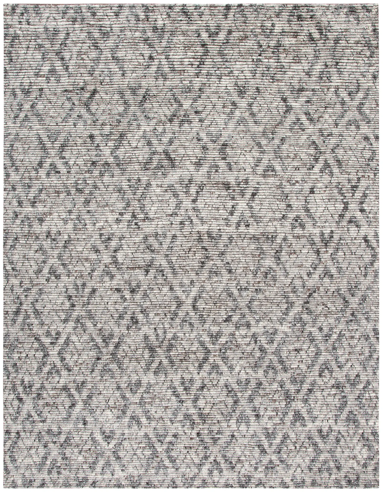 Tibetan Scandinavian Diamond Lattice Hand-Knotted Wool Rug