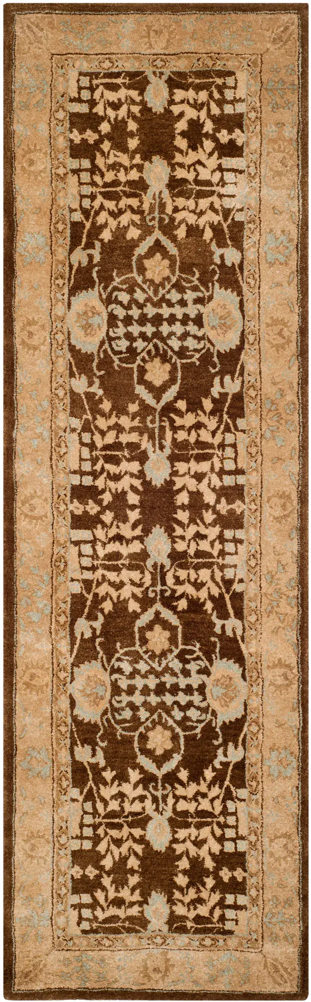 Taj Mahal Floral Border Wool Rug
