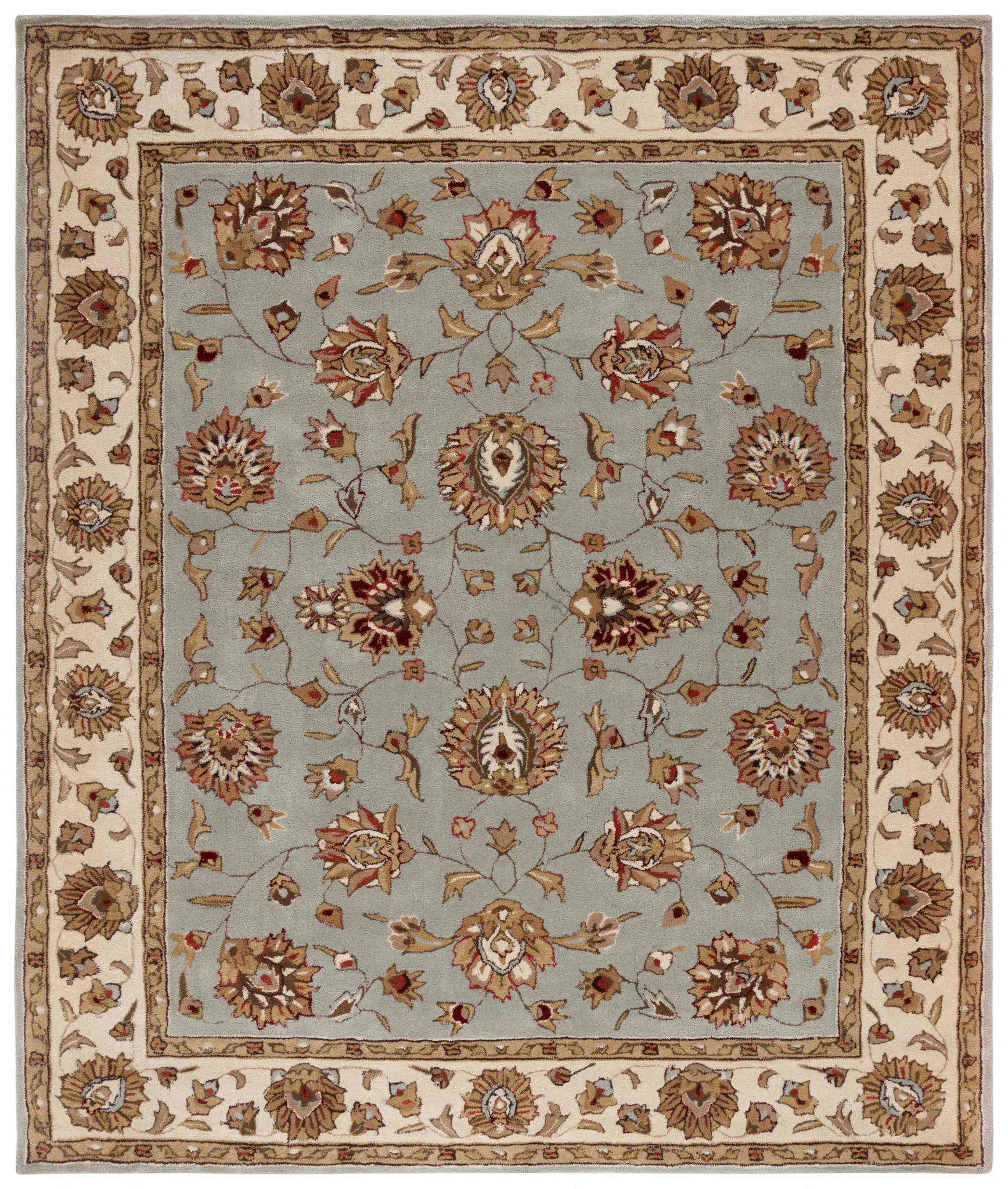 Total Performance Larkspur Hand-Hooked Rug