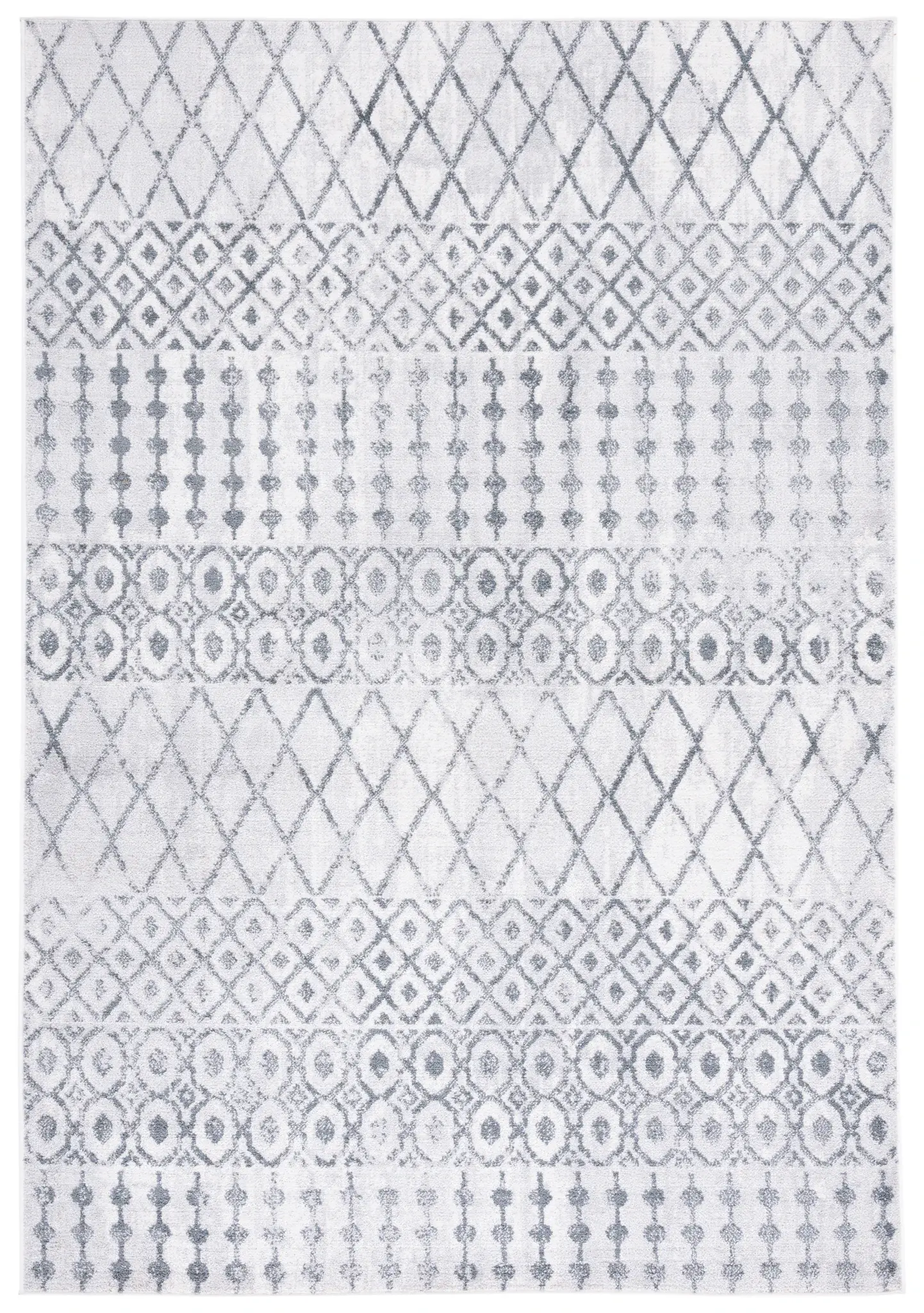 Toscana Banded Diamond Rug
