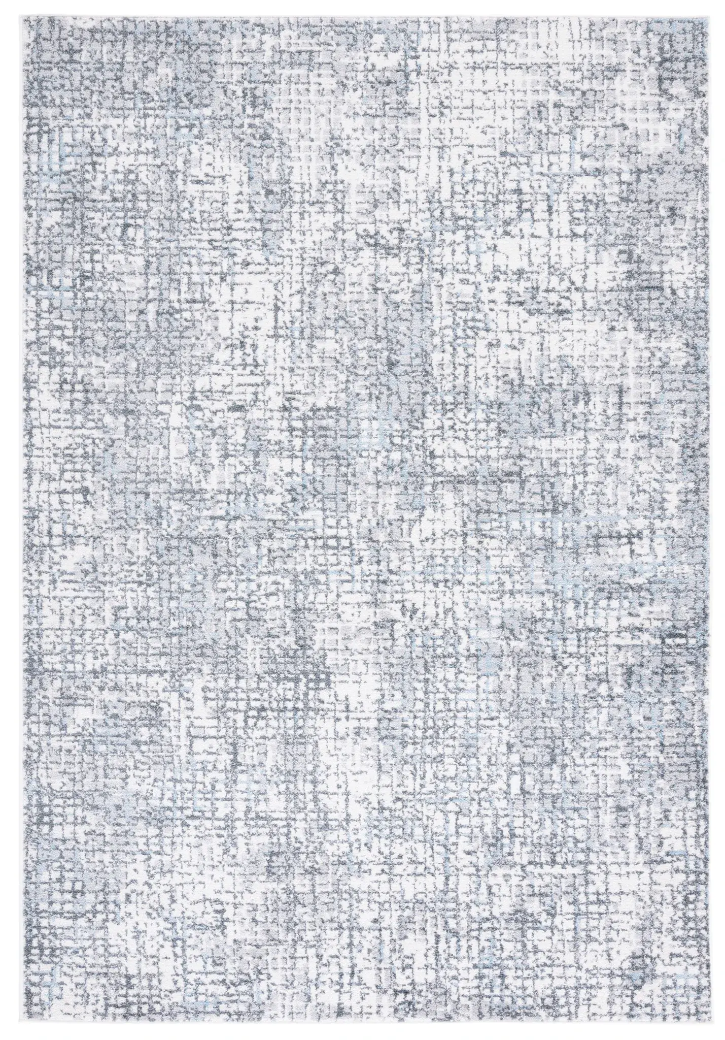 Toscana Distressed Grid Rug