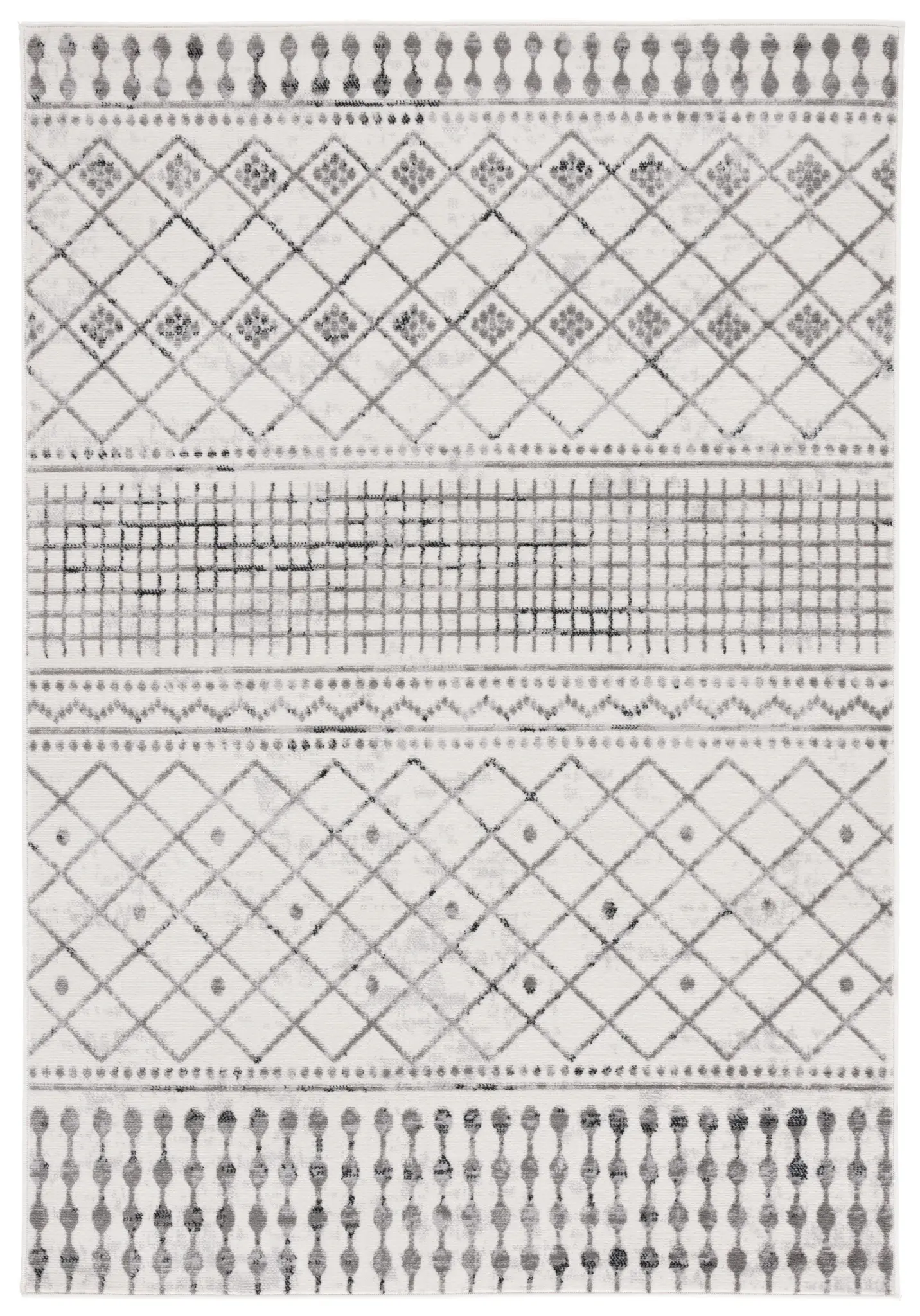 Temple Banded Diamond Rug