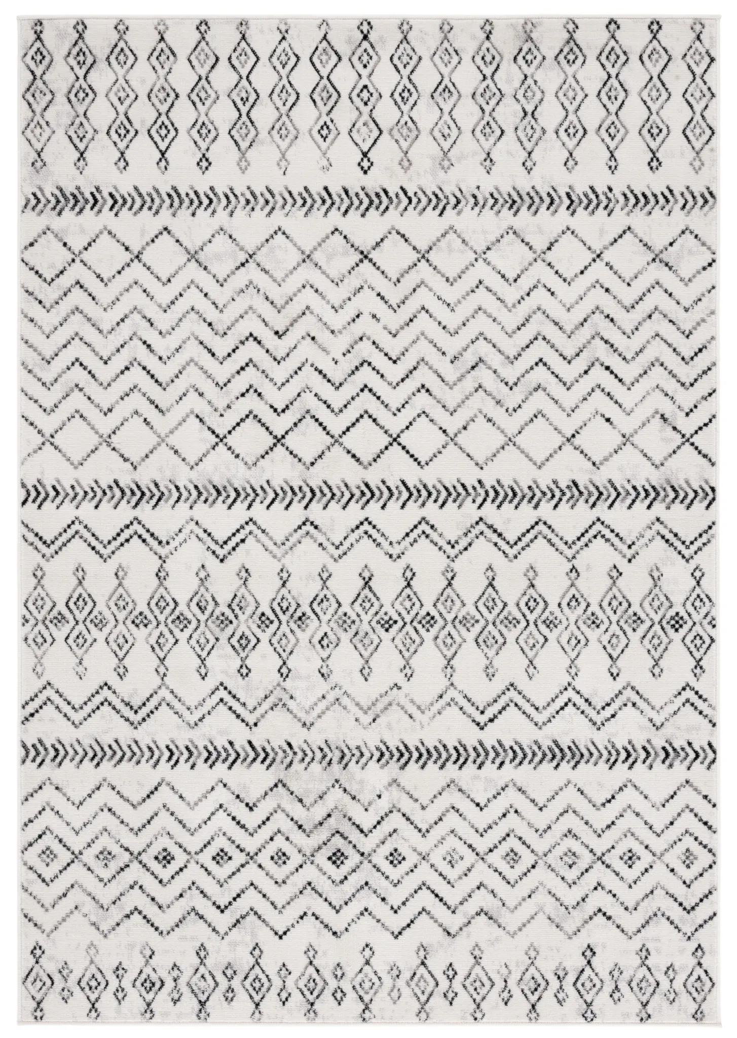 Temple Banded Chevron Rug