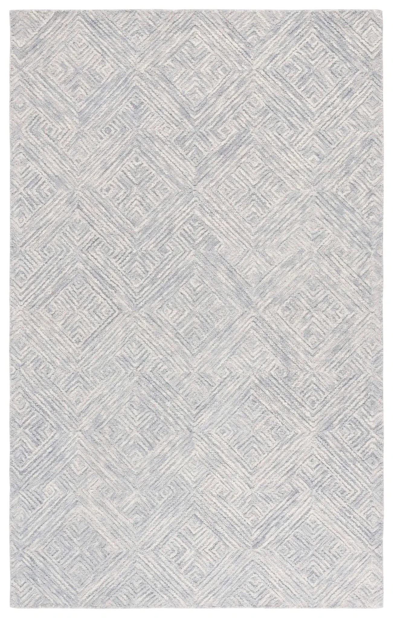 Trace Concentric Diamond Hand-Tufted Wool Rug