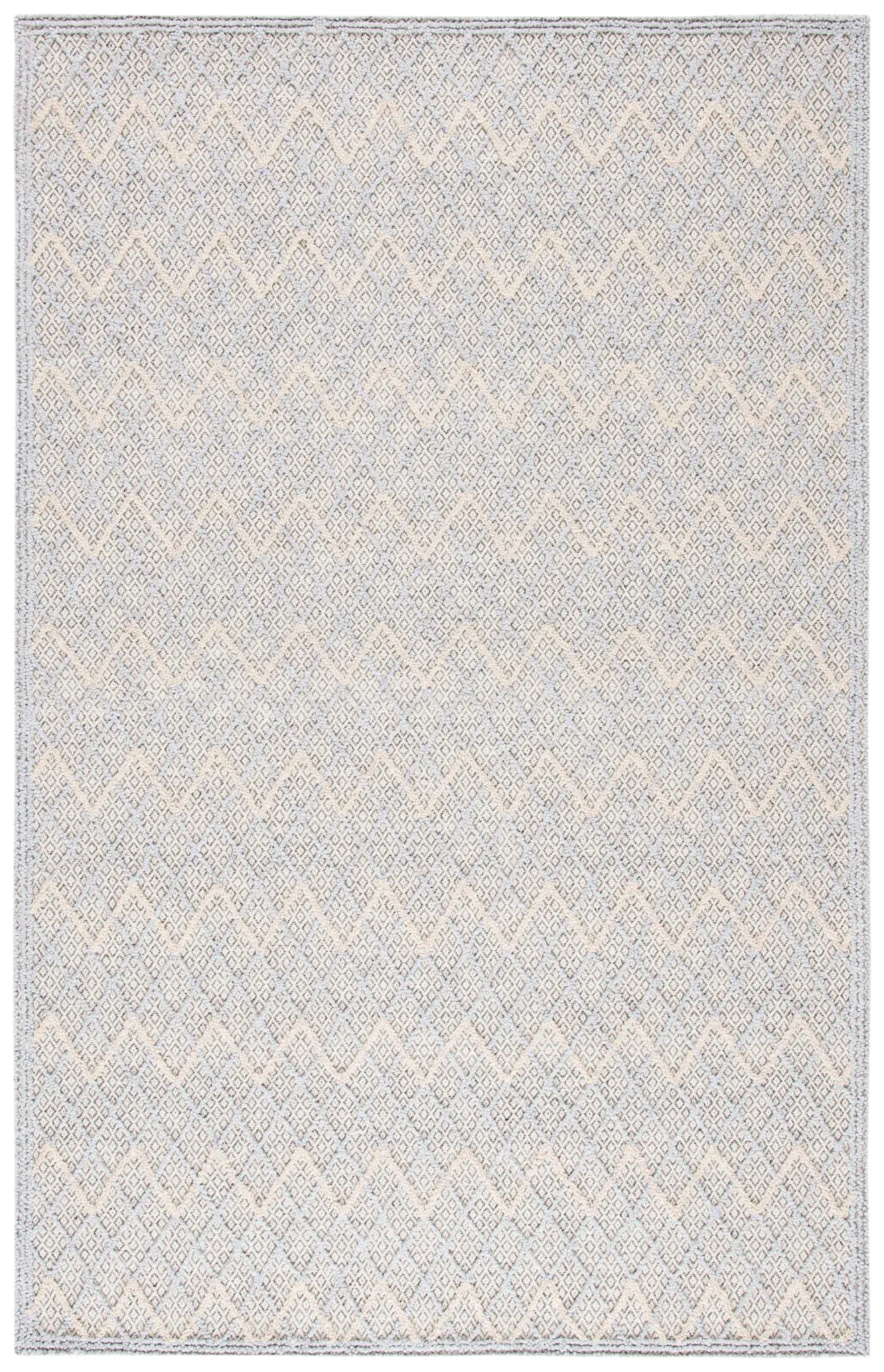 Trace Diamond Trellis Hand-Tufted Wool Blend Rug