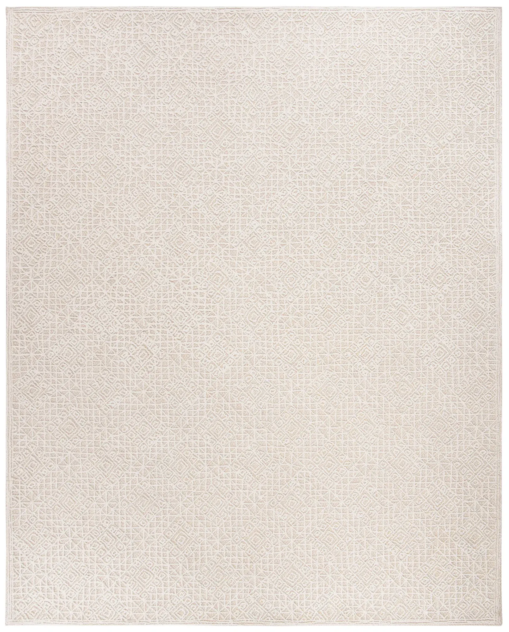 Trace Diamond Lattice Hand-Tufted Wool Rug