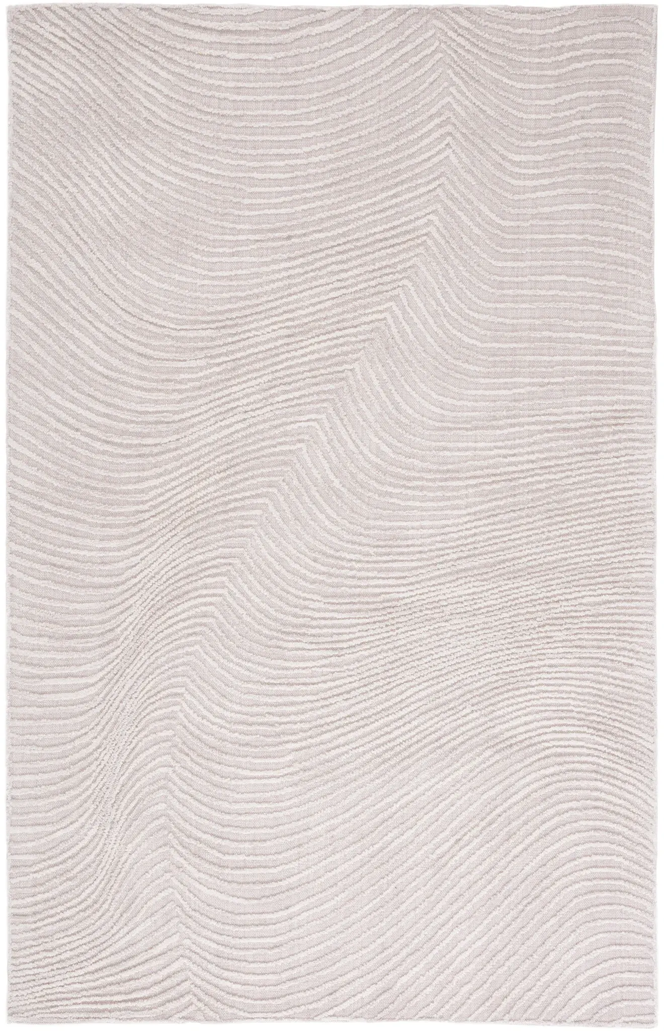 Trace Wavy Line Hand-Tufted Wool Rug