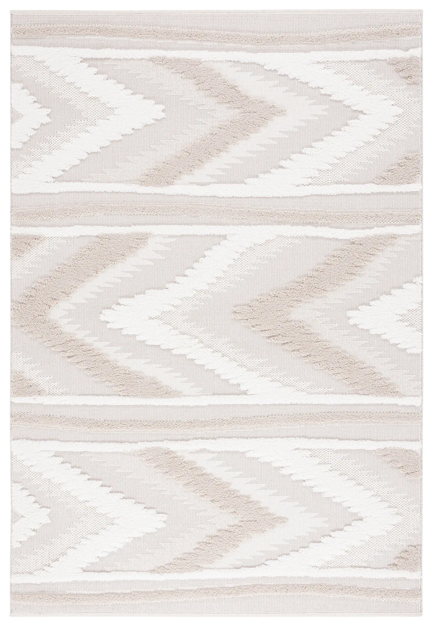 Trends Banded Ikat Shag Rug