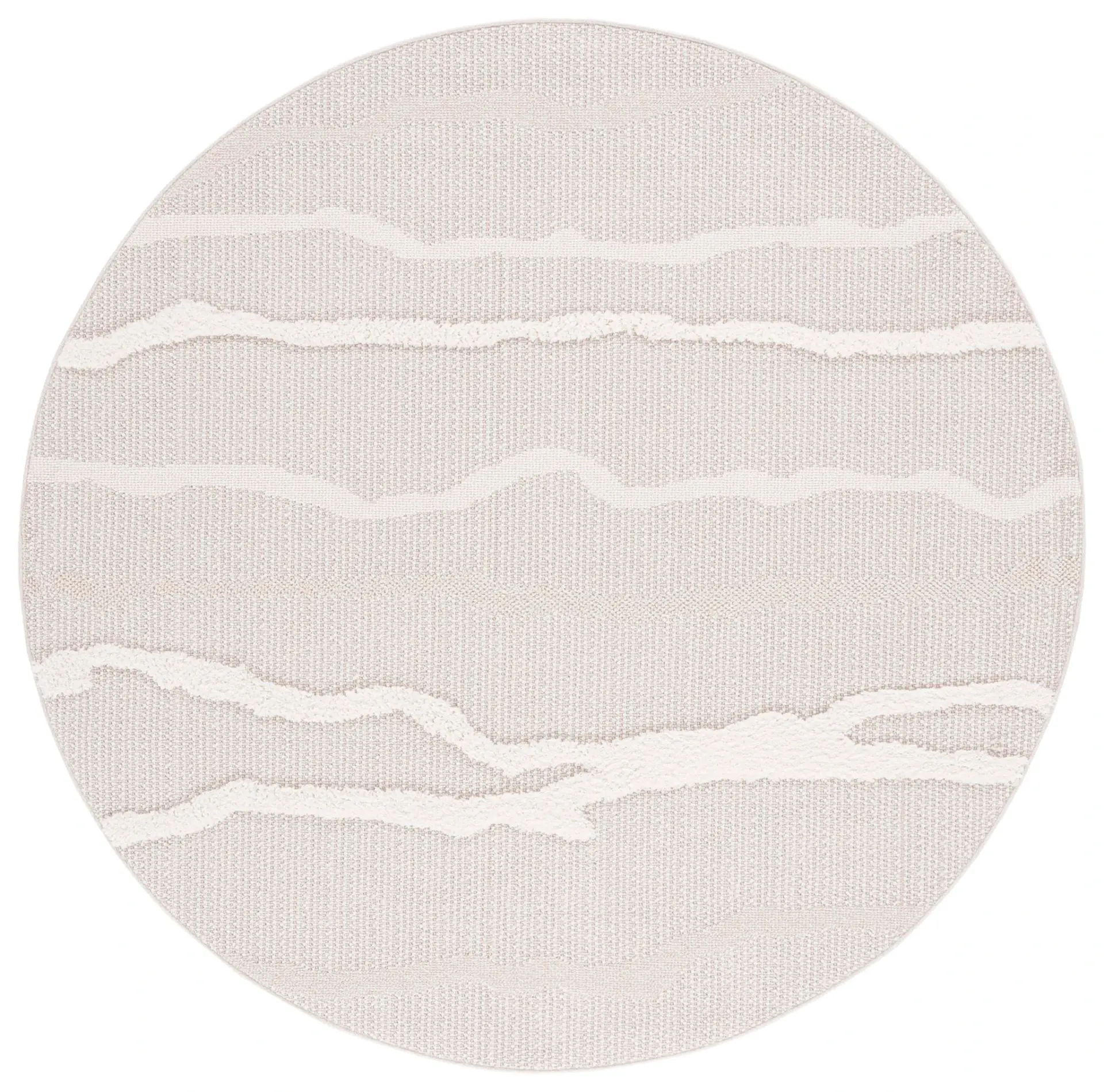 Trends Wavy Stripe Shag Rug