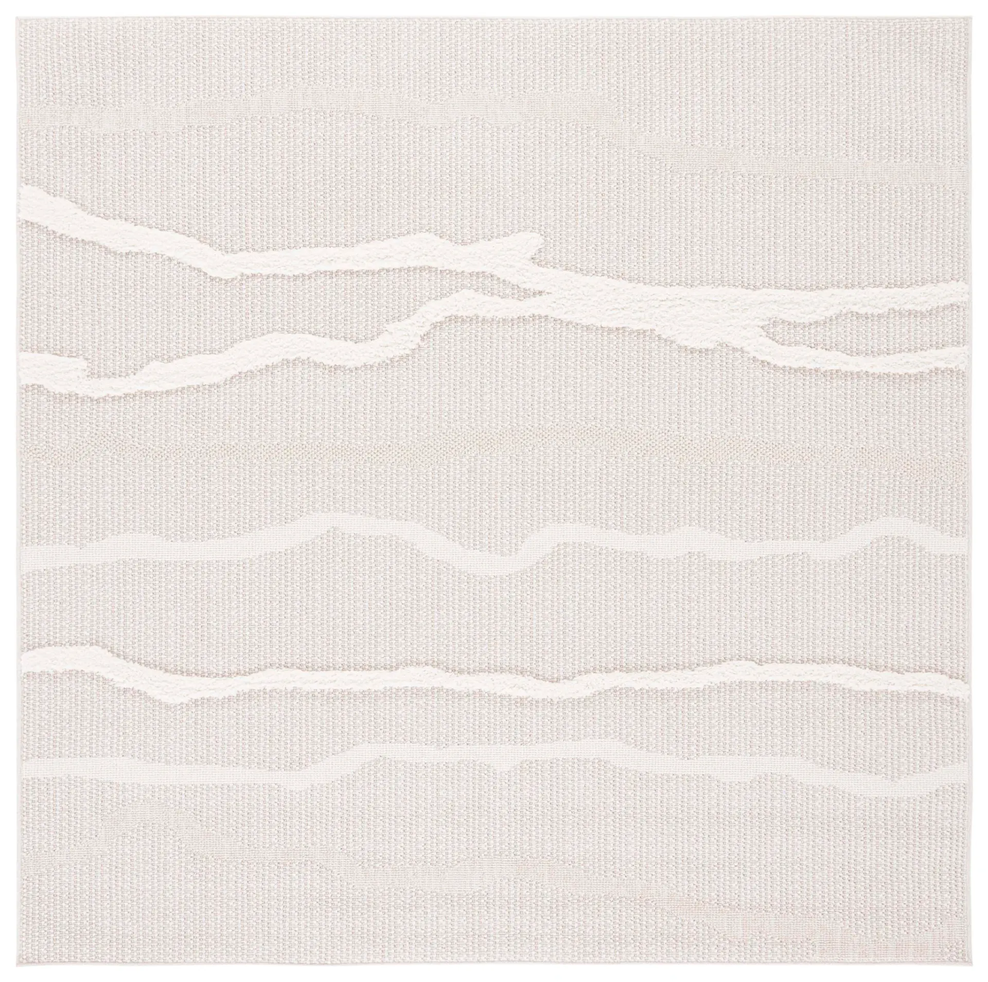 Trends Wavy Stripe Shag Rug