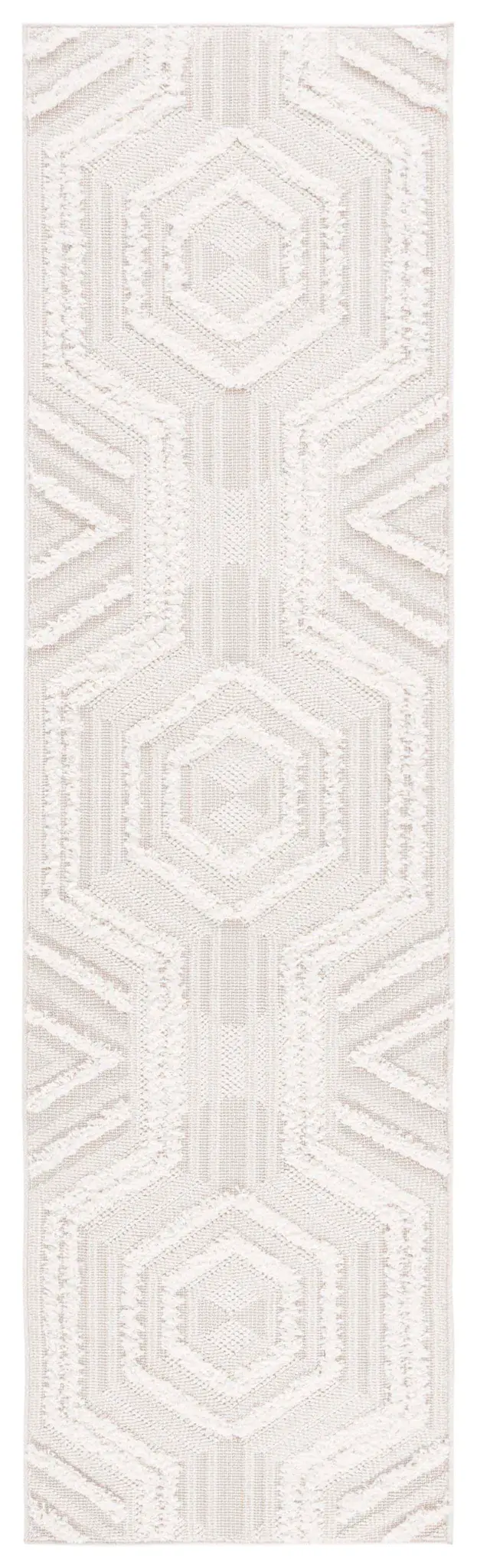 Trends Concentric Hexagon Shag Rug