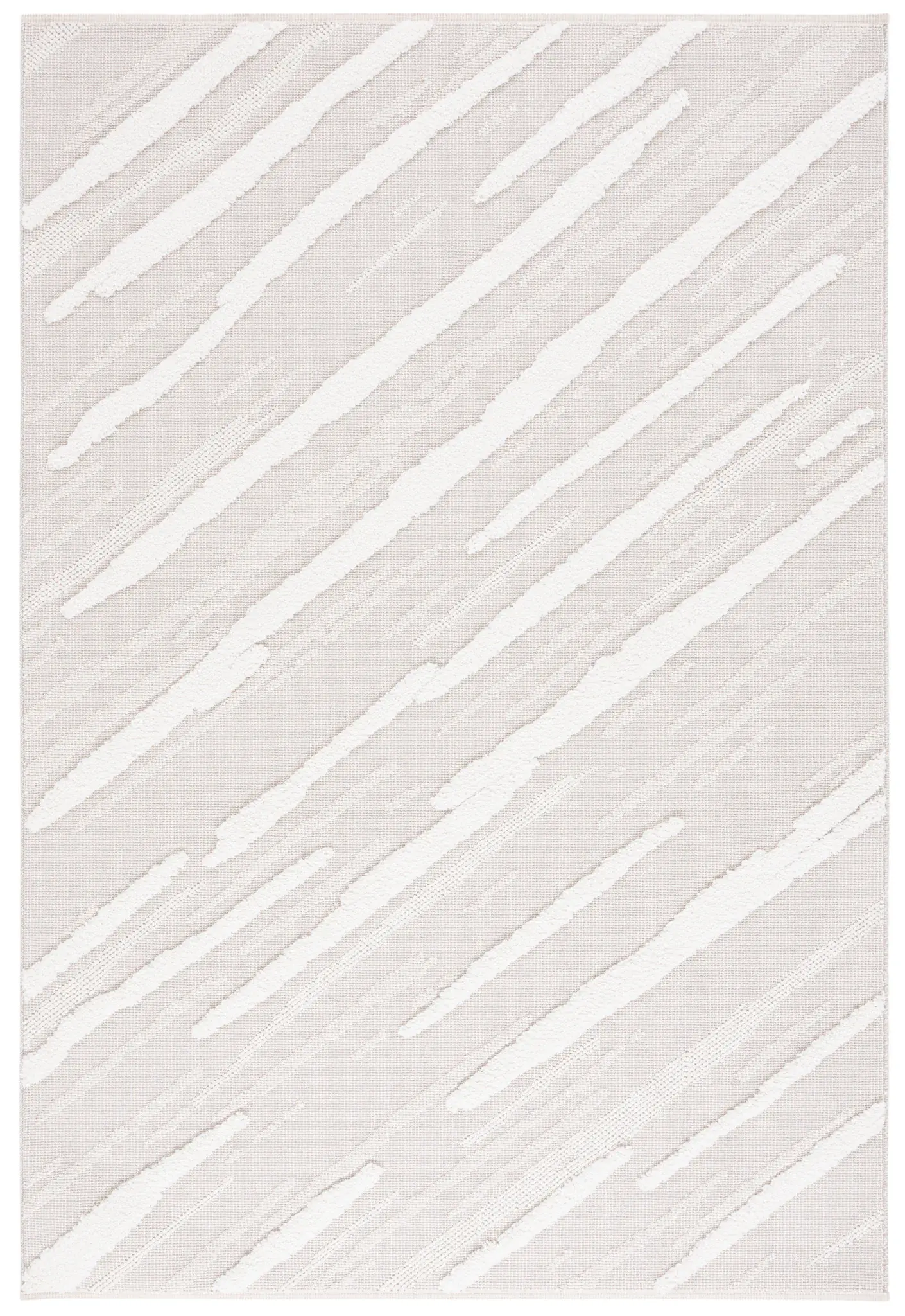 Trends Diagonal Stripe Shag Rug