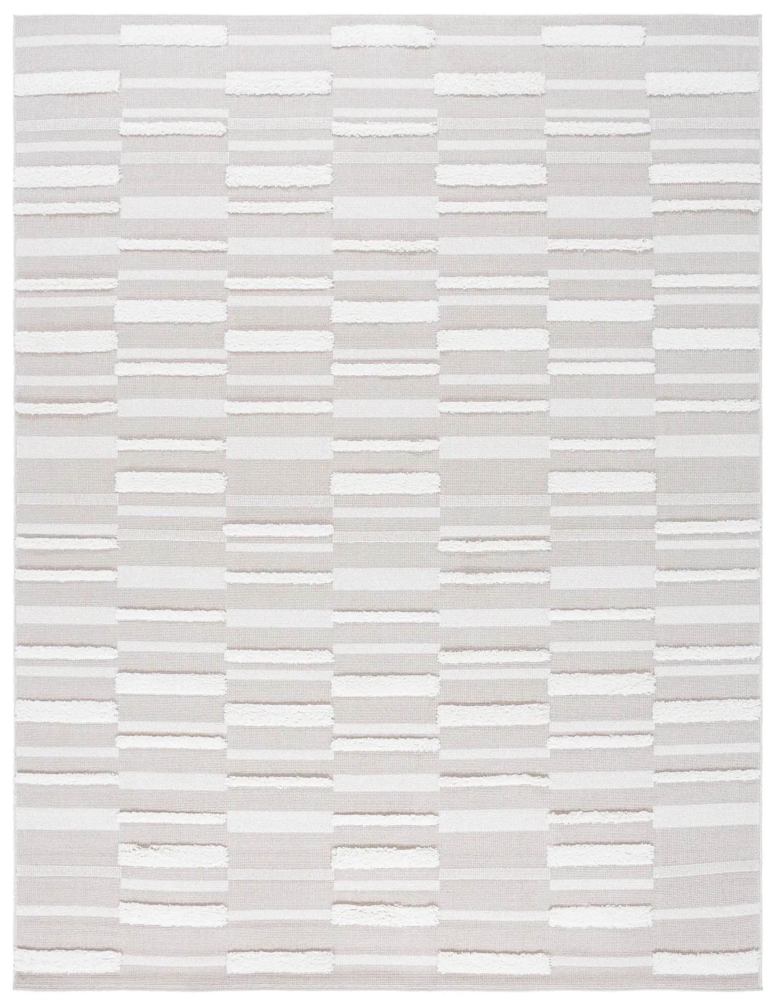 Trends Block Stripe Shag Rug