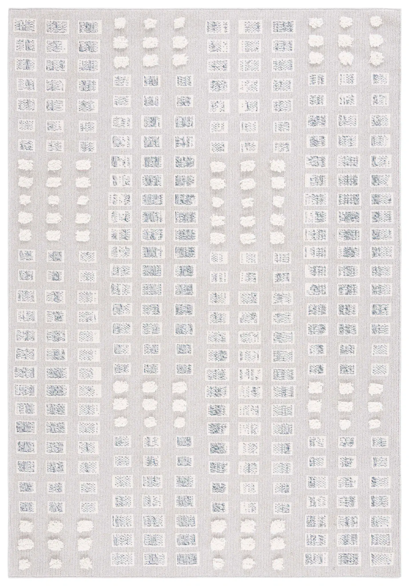 Trends Block Grid Shag Rug