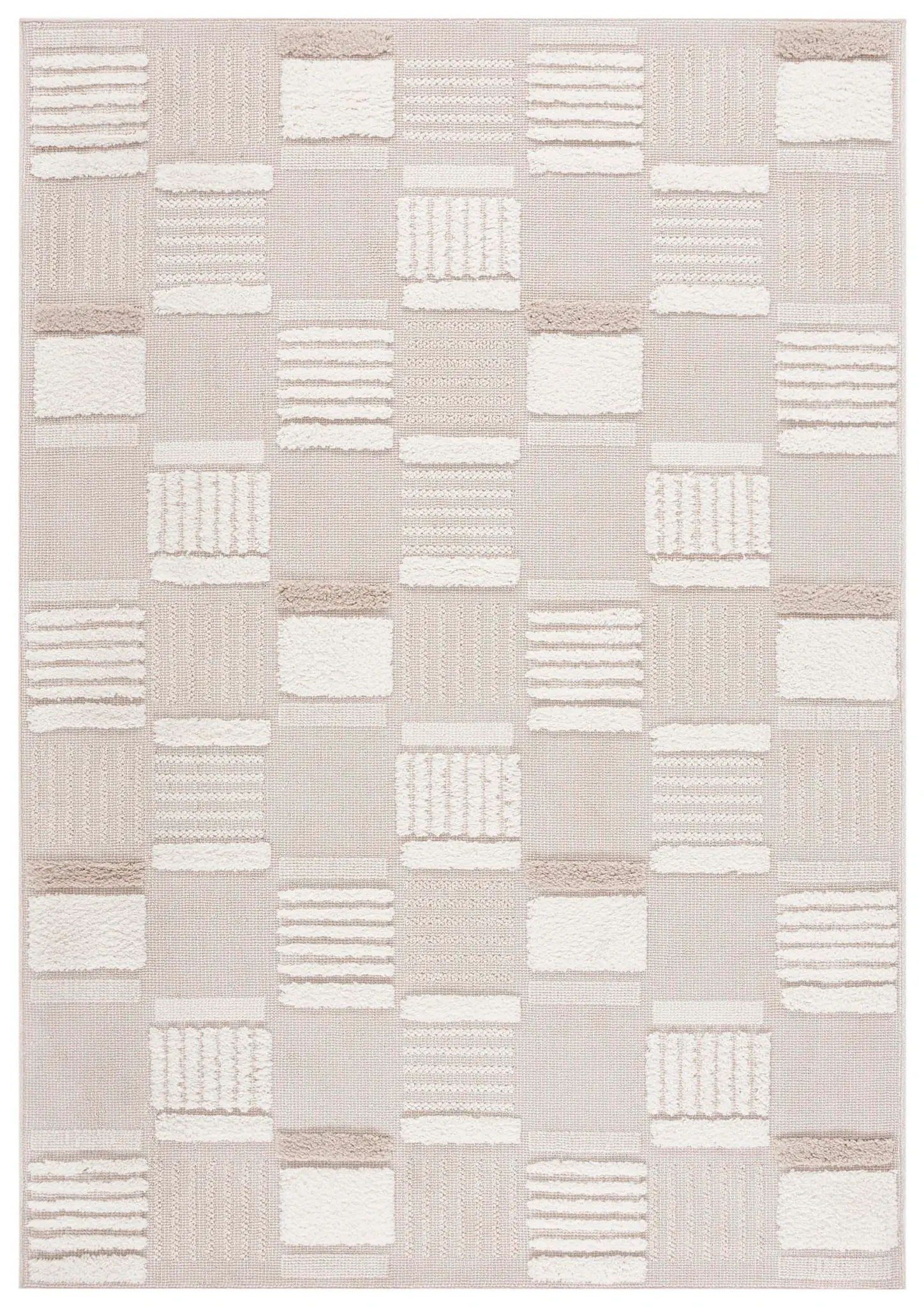 Trends Geometric Panel Shag Rug