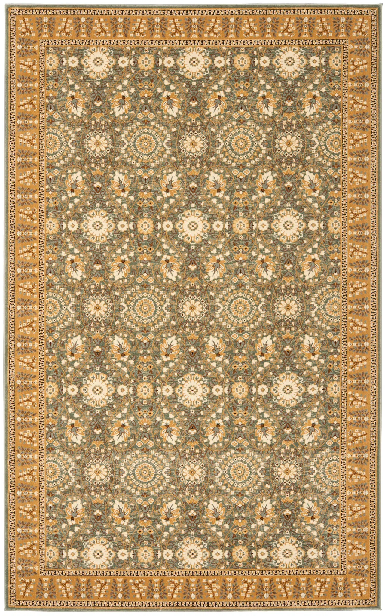 Treasures Floral Bordered Rug