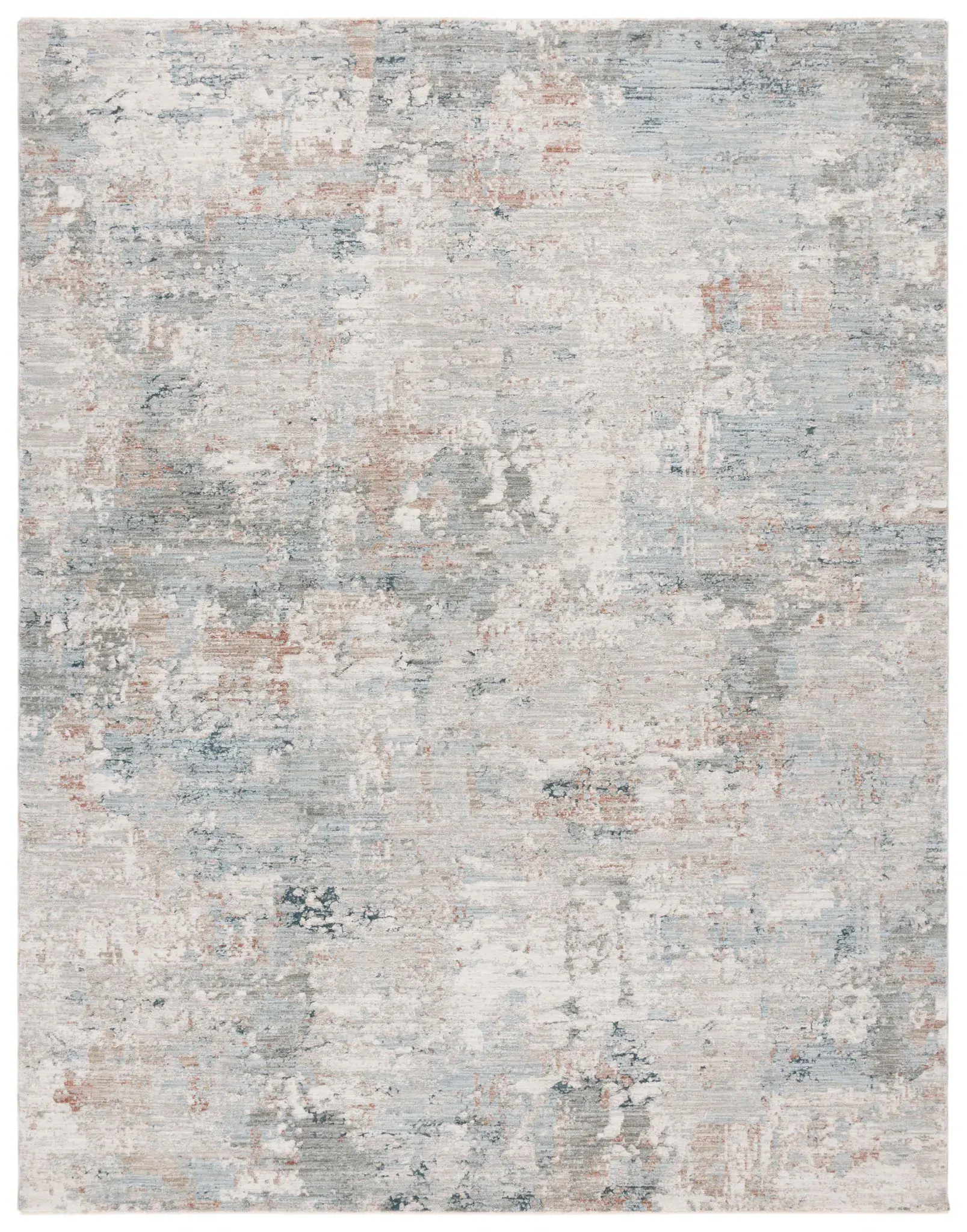 Treasures Treasure Distressed Abstract Rug