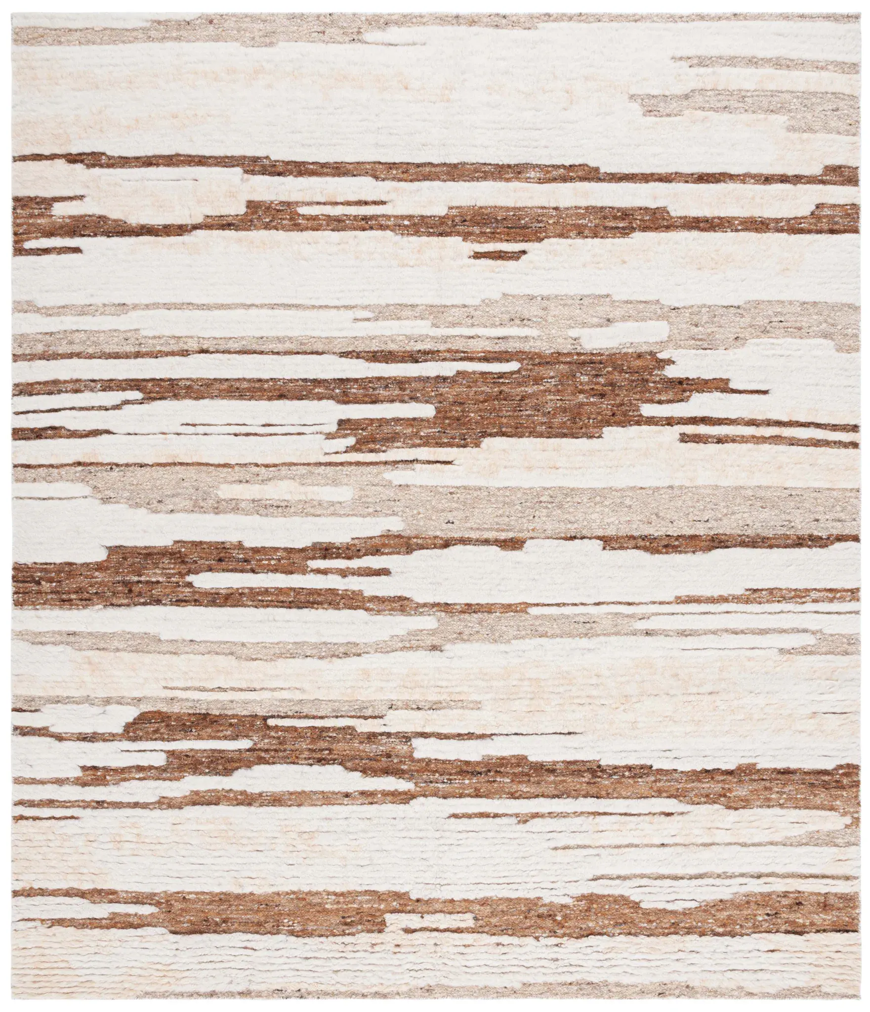Tribeca Modern Abstract Hand-Knotted Wool Rug