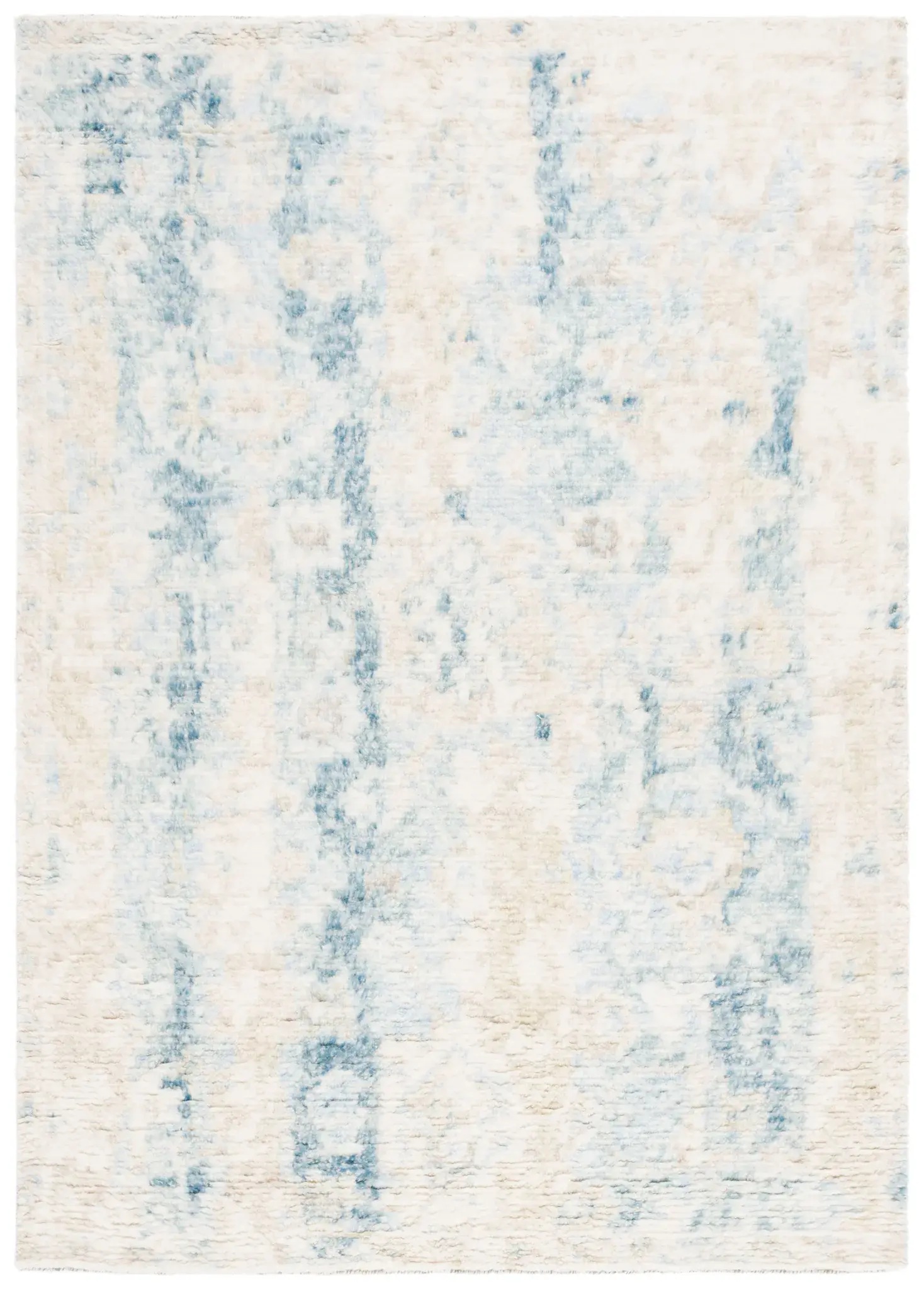 Tribeca Watercolor Wash Hand-Knotted Wool Rug