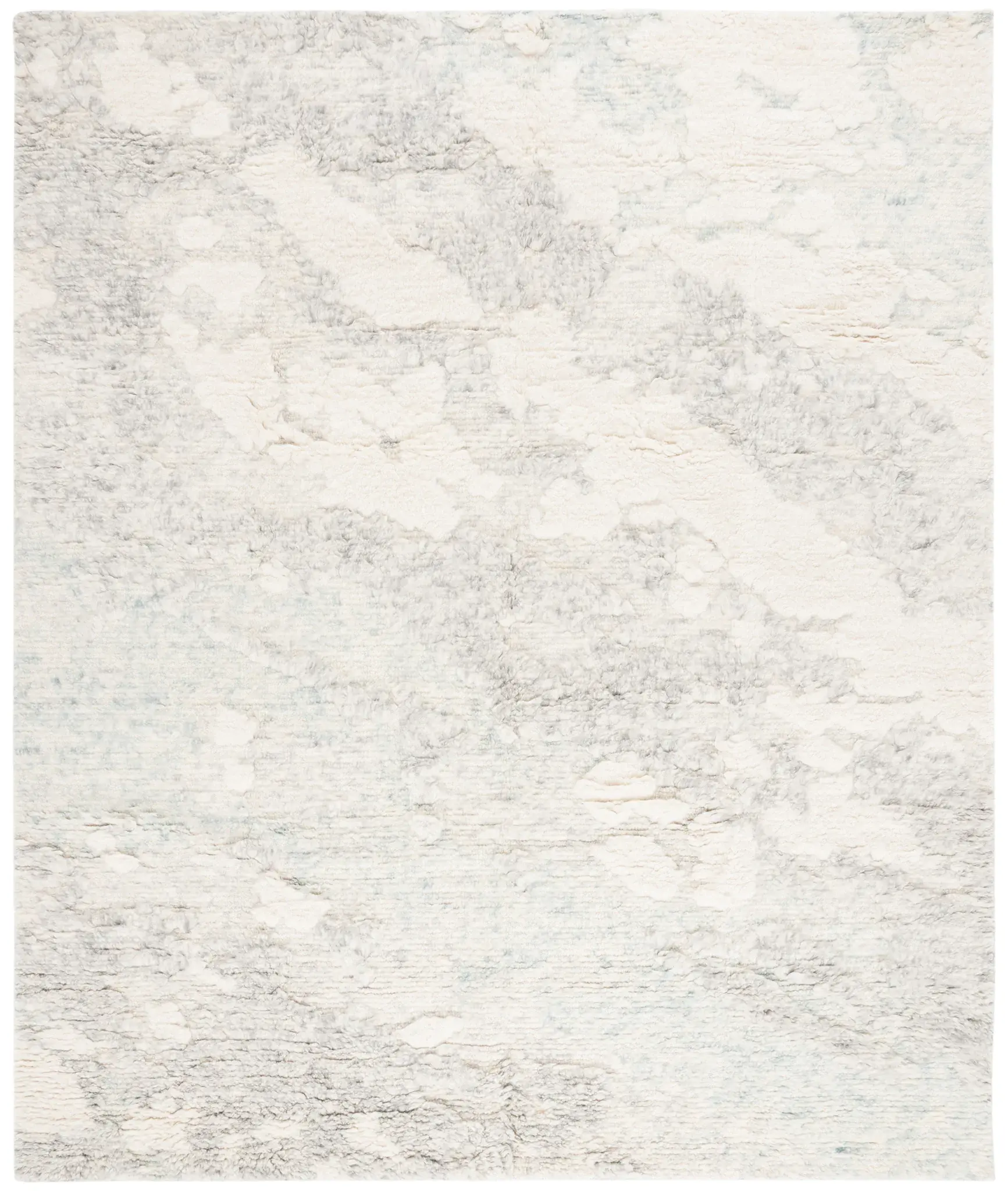 Tribeca Abstract Hand-Knotted Shag Wool Rug